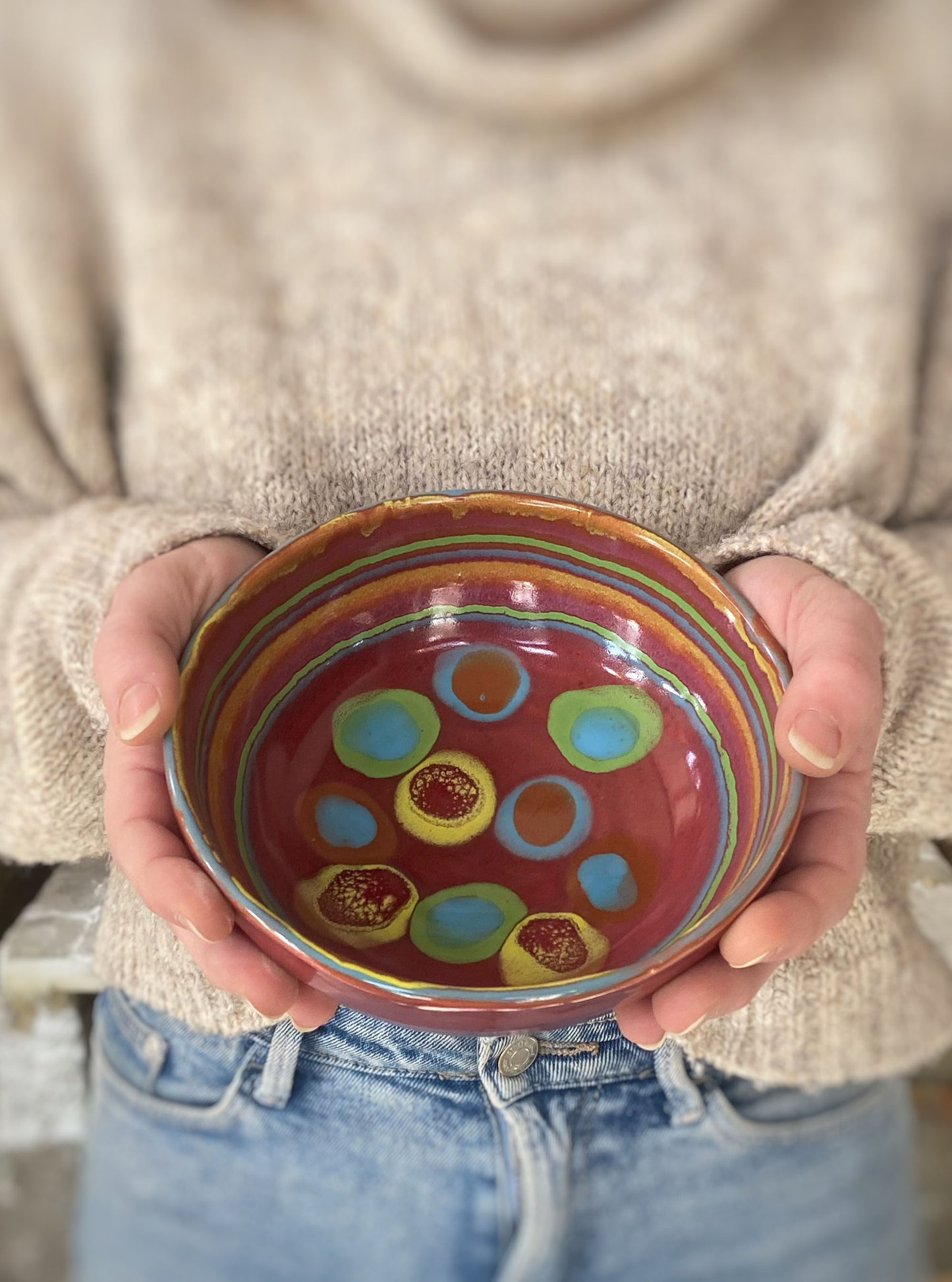 Asteroid Red Baby Bowl