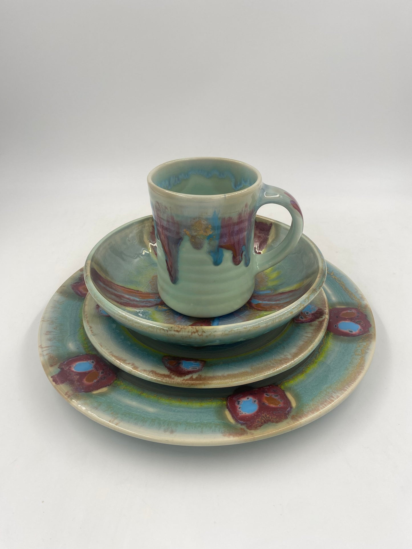 Sand Dollar Dinner Plate - Lasser Ceramics