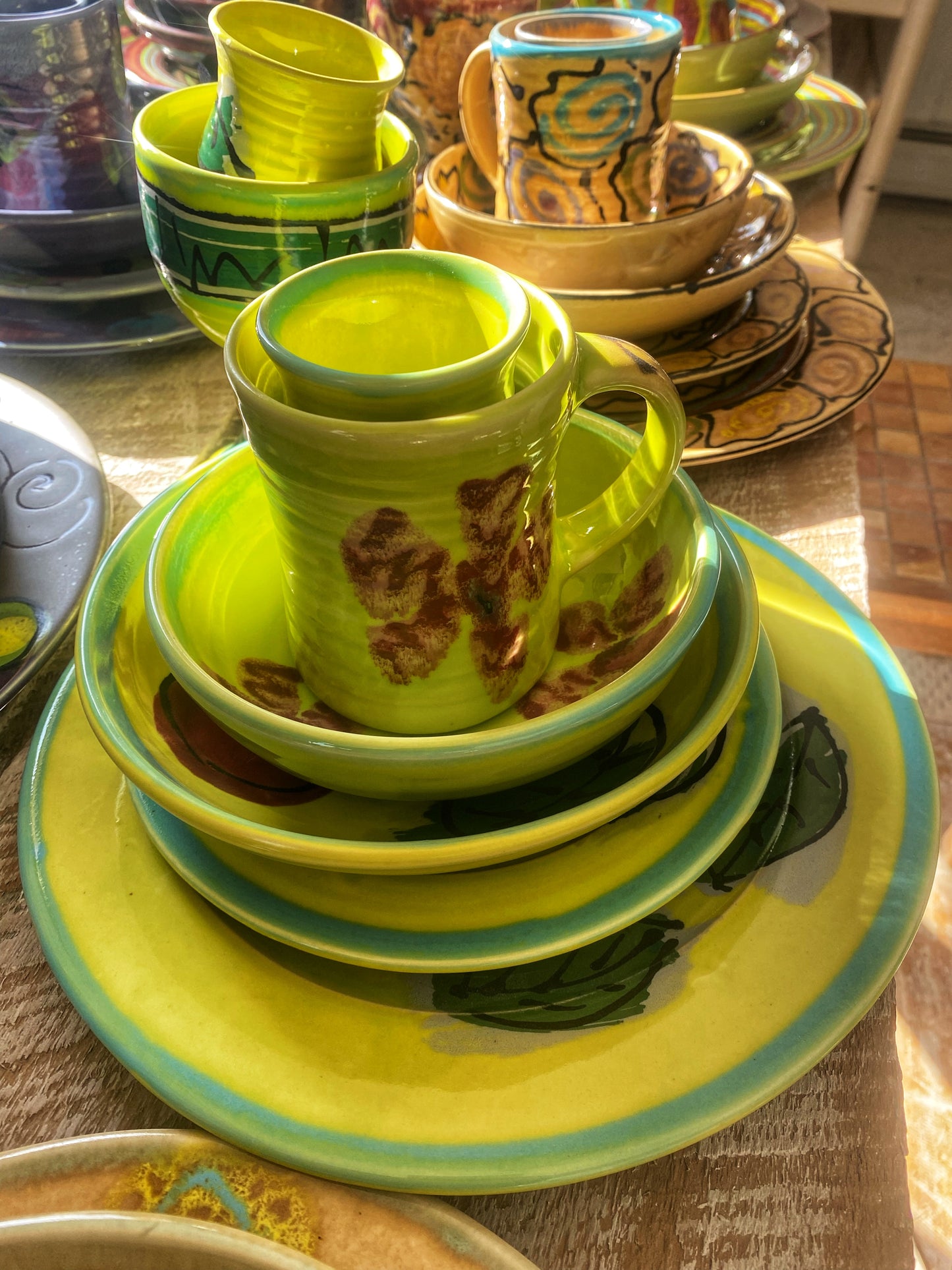 Volcano Dinner Plate - Lasser Ceramics