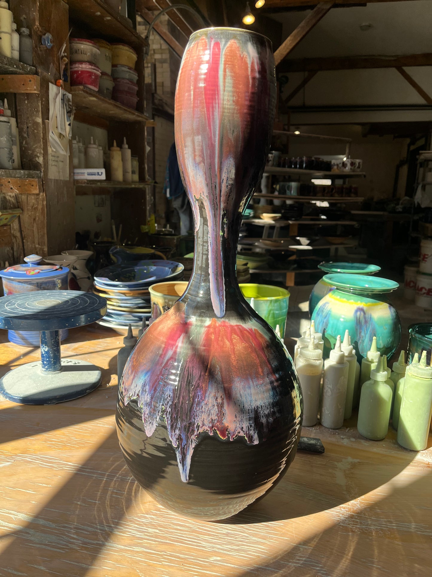 Pearl Gourd Vase - Lasser Ceramics