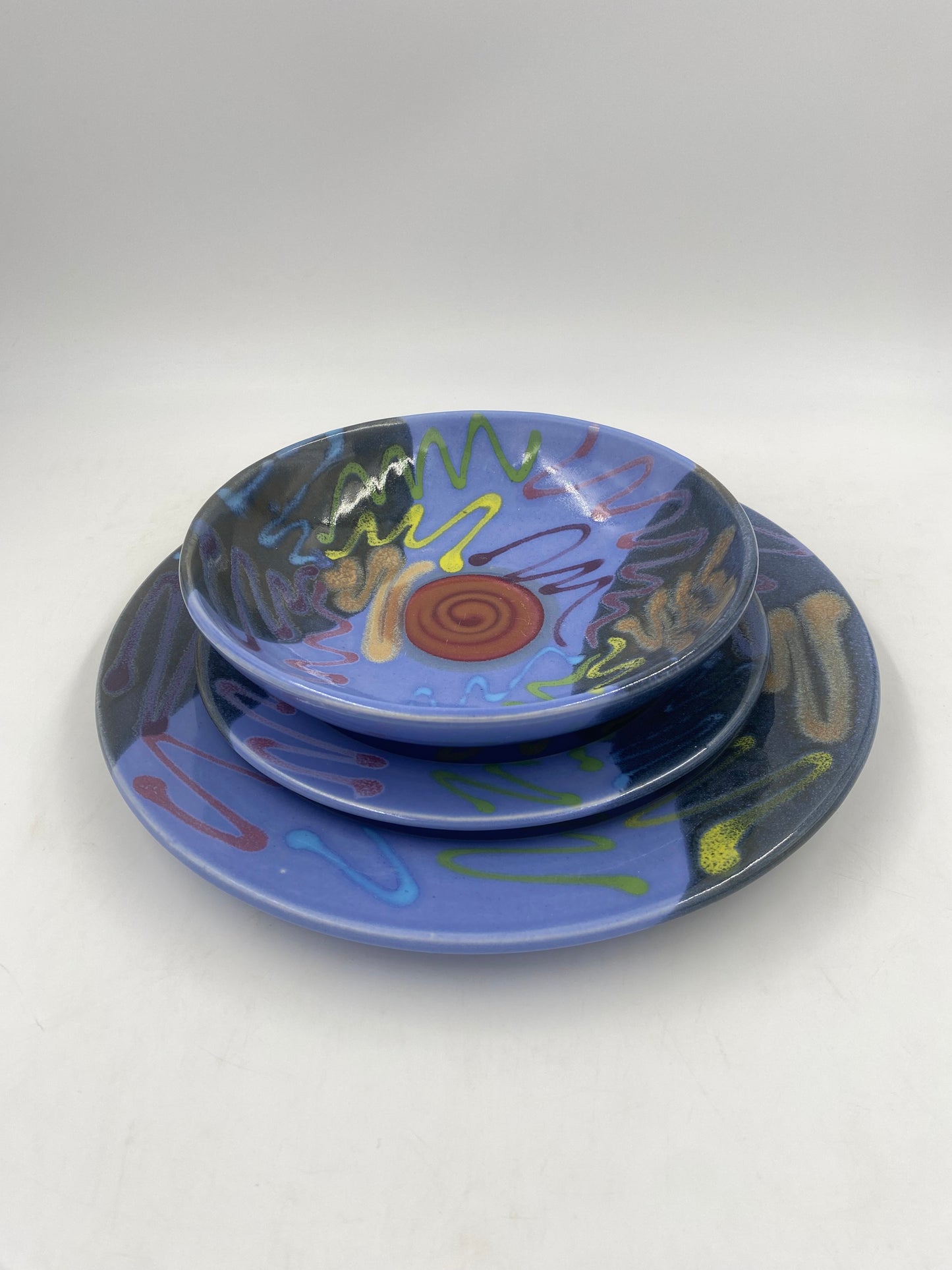 Blue Craze Salad Plate