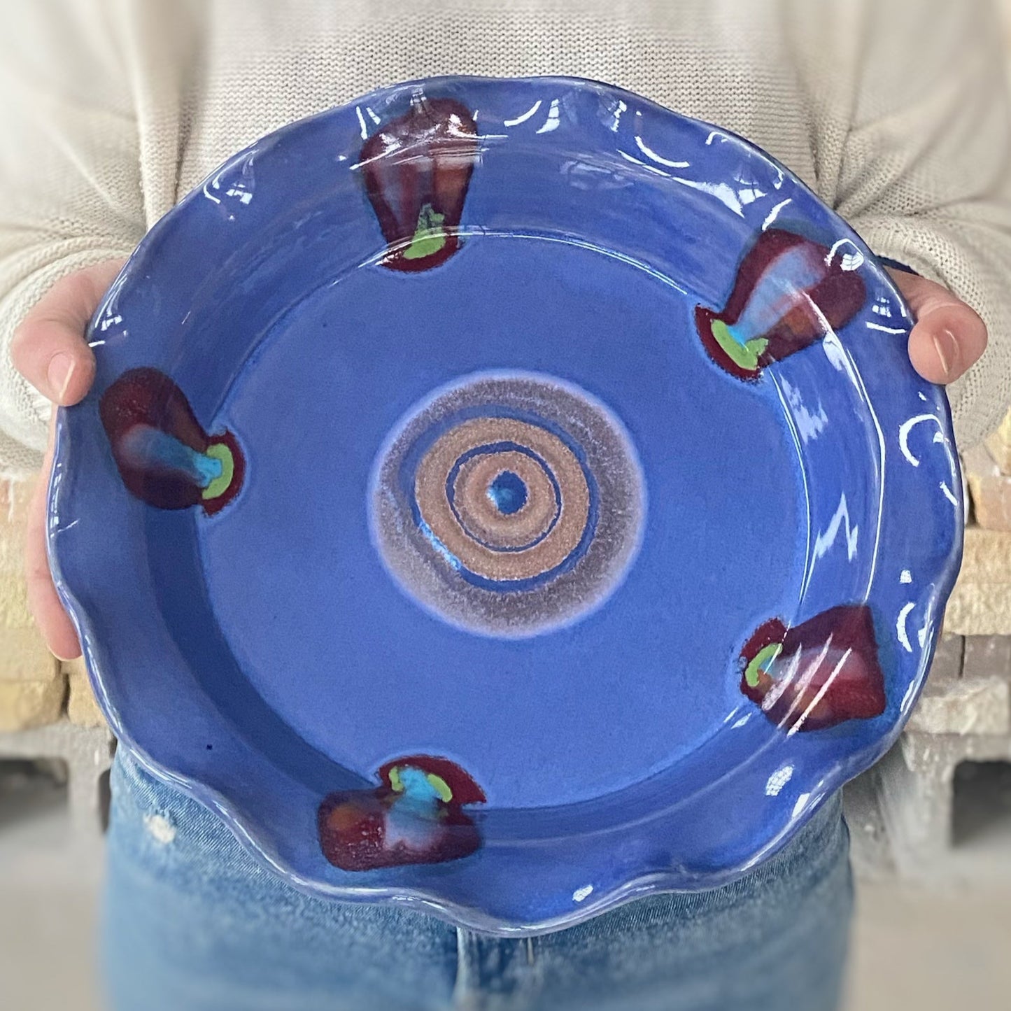 Blue Moon Pie Plate