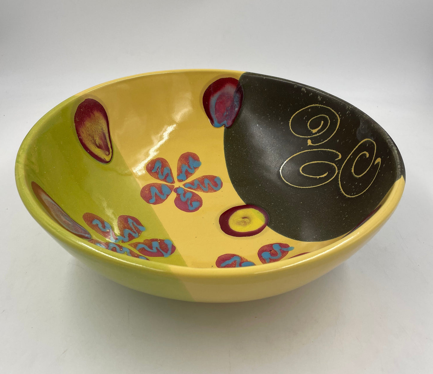 Marigold Poppy Serving Bowl