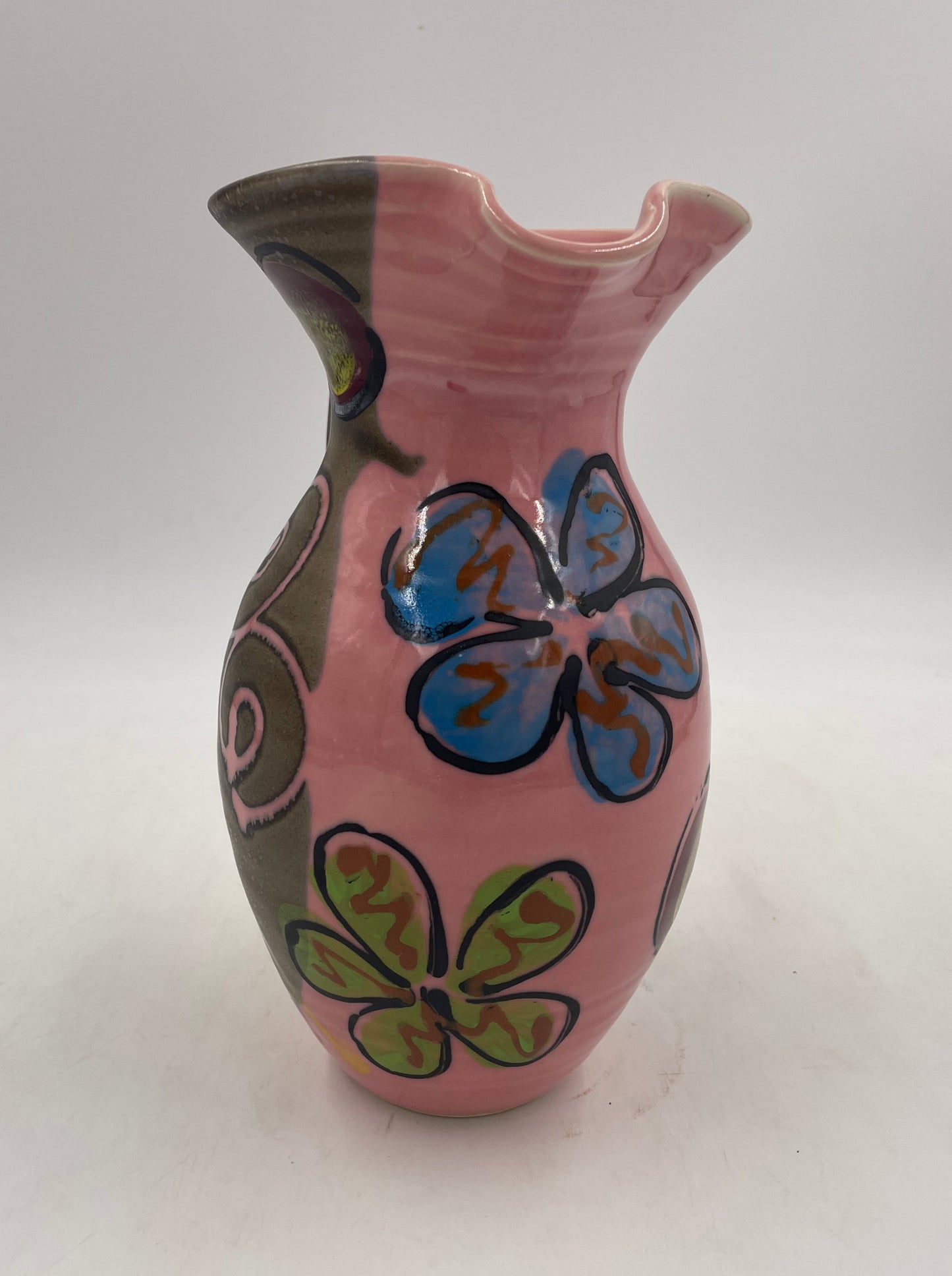 Pink Poppy Petite Pitcher - Lasser Ceramics