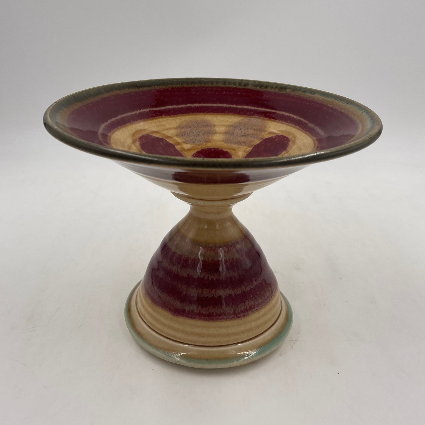 Red Tulip Monkey Bowl