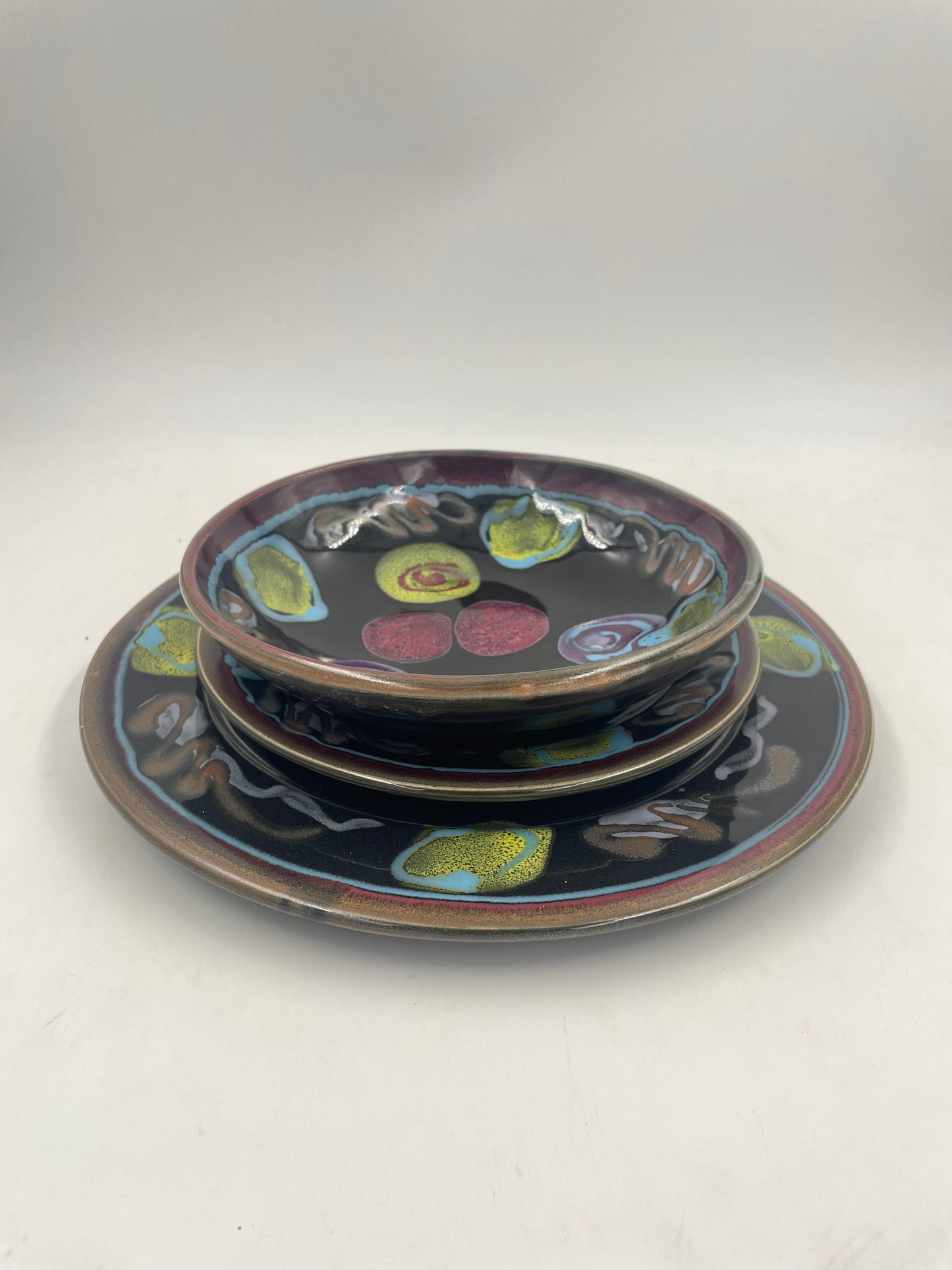 Black Out Dinner Plate - Lasser Ceramics