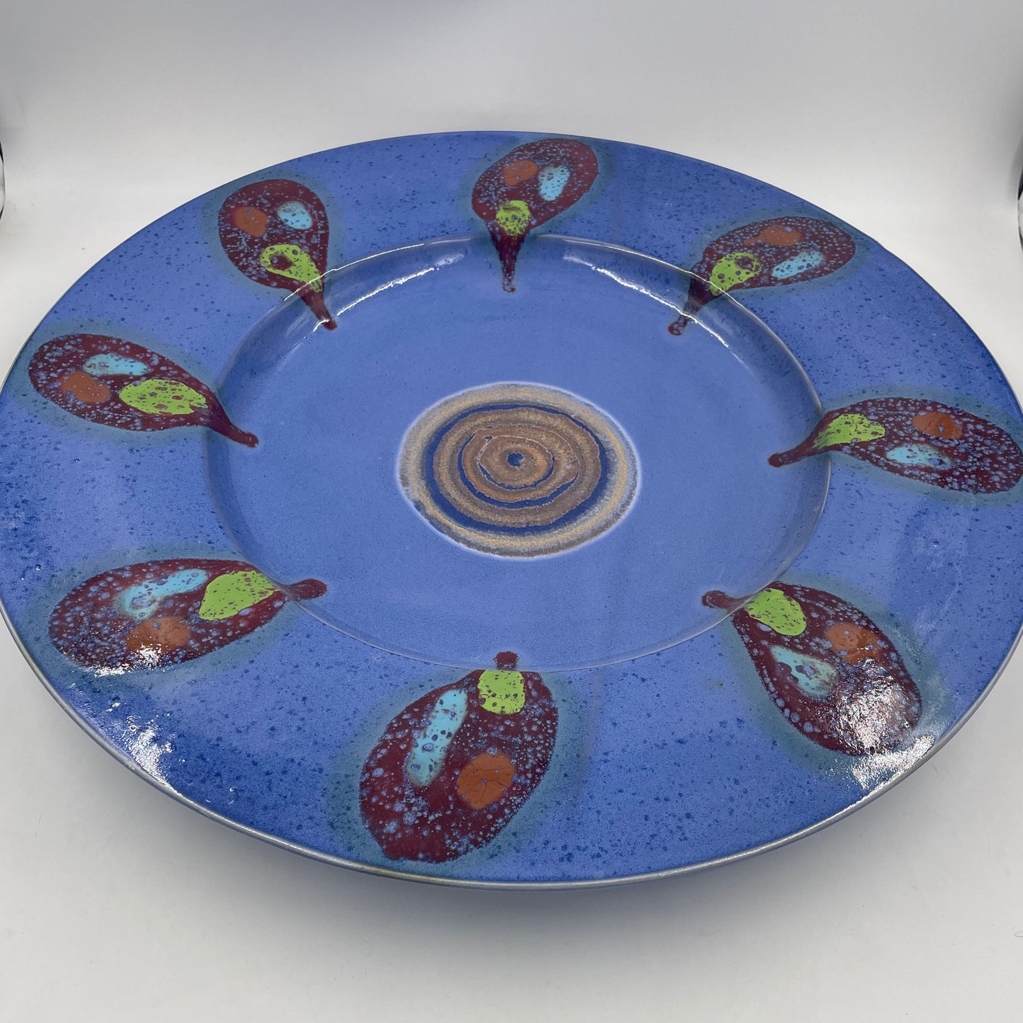 Blue Moon Platter - Lasser Ceramics