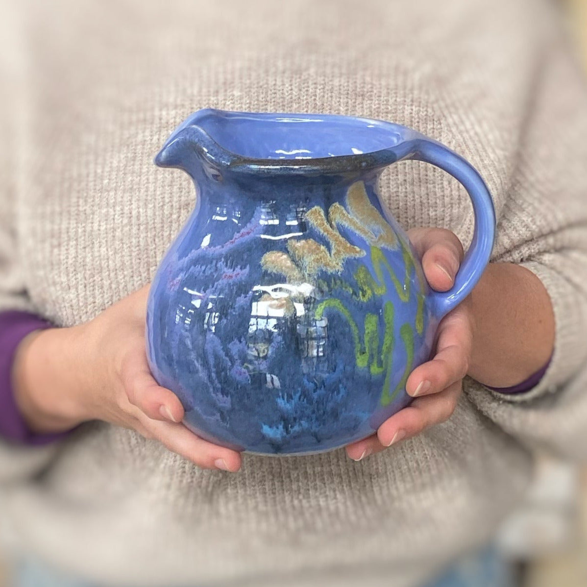 Blue Craze Pitcher