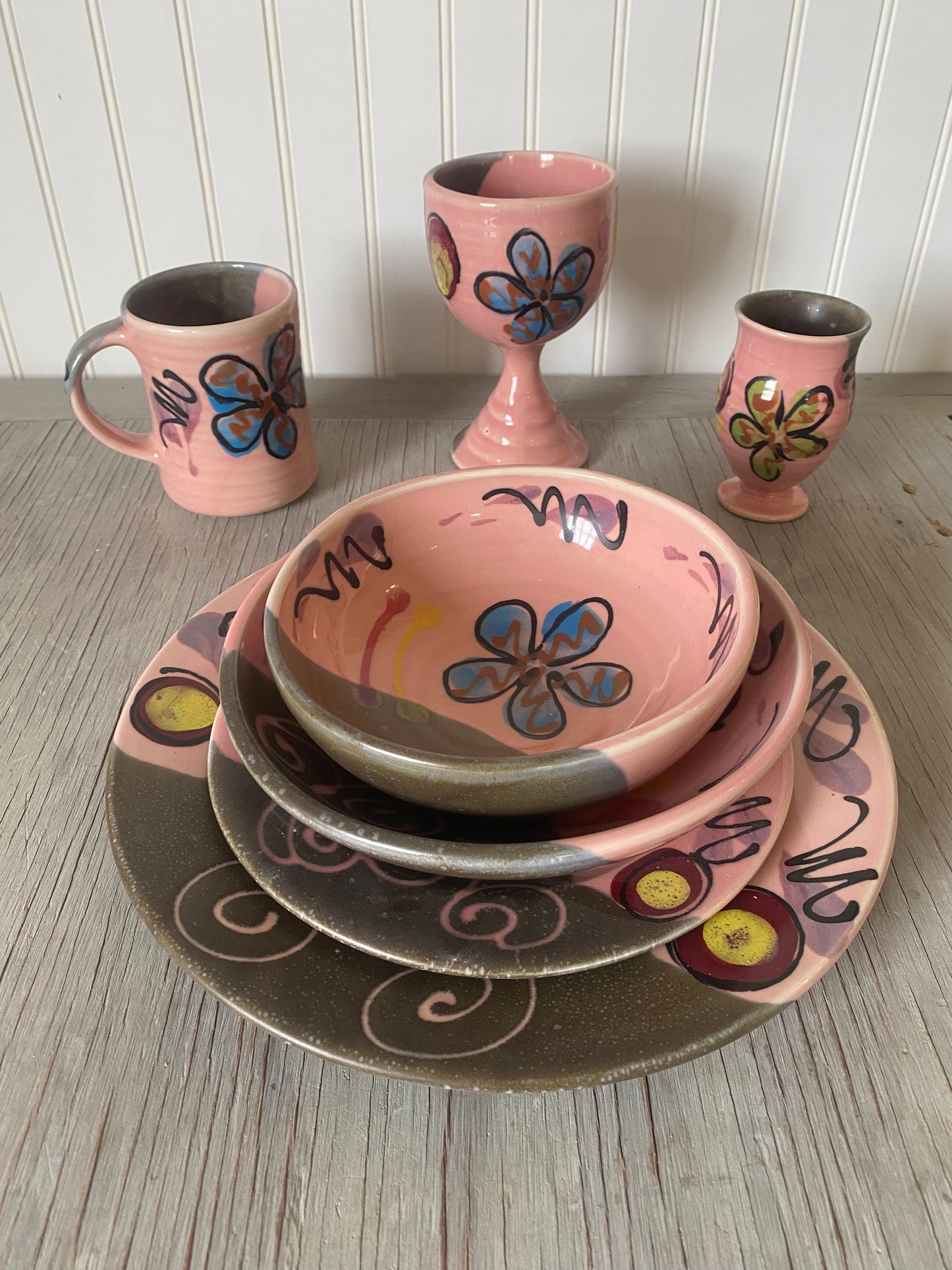 Pink Poppy Dinner Plate