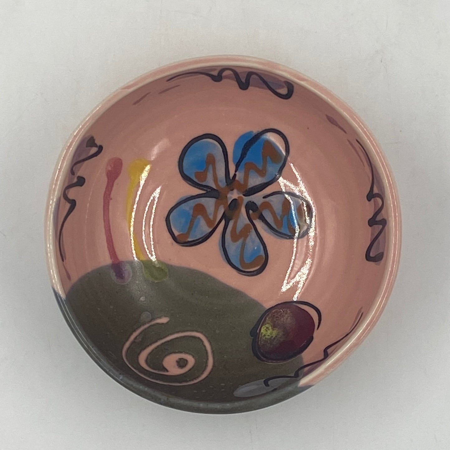 Pink Poppy Baby Bowl - Lasser Ceramics