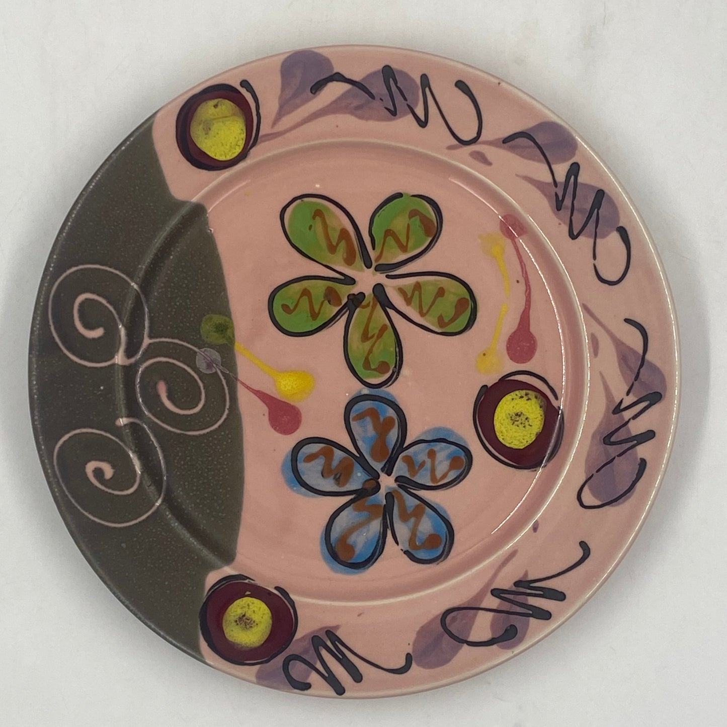 Pink Poppy Dinner Plate