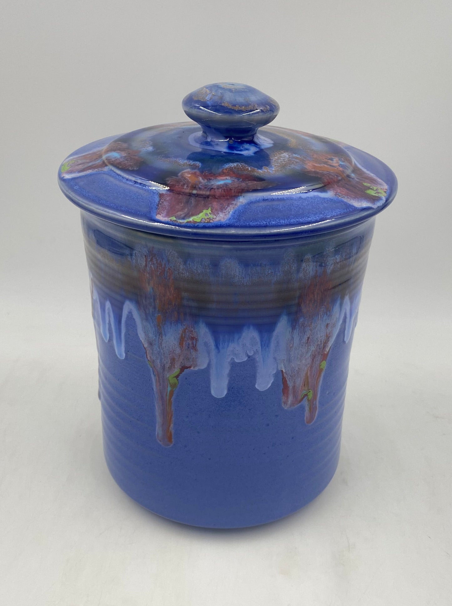 Blue Moon Cannister - Lasser Ceramics