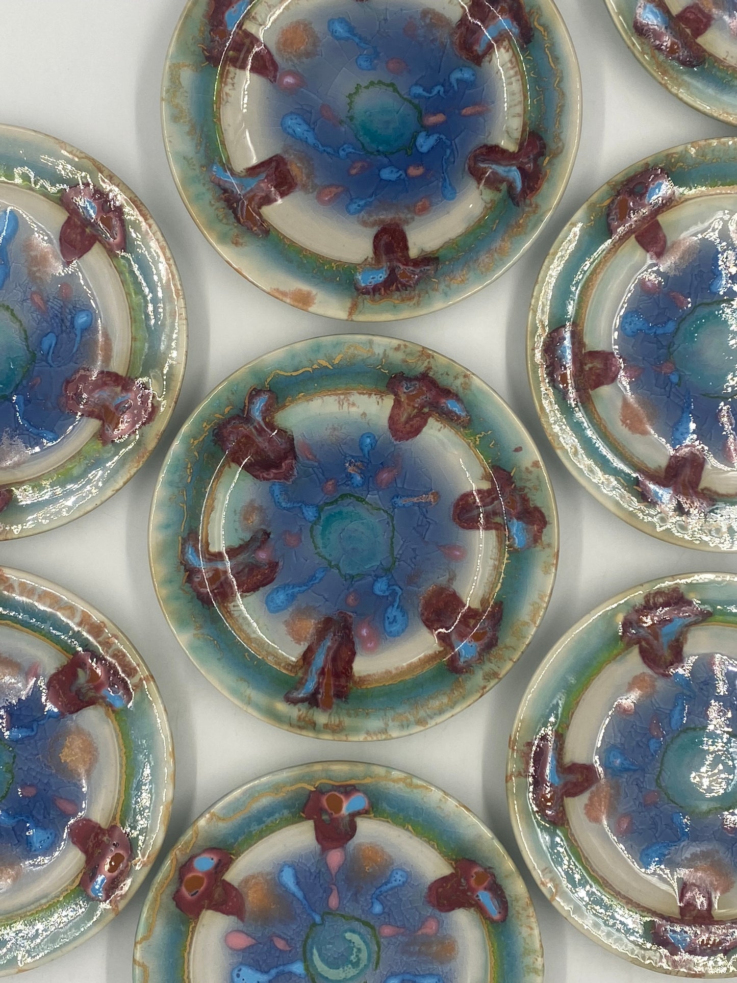Sand Dollar Salad Plate - Lasser Ceramics