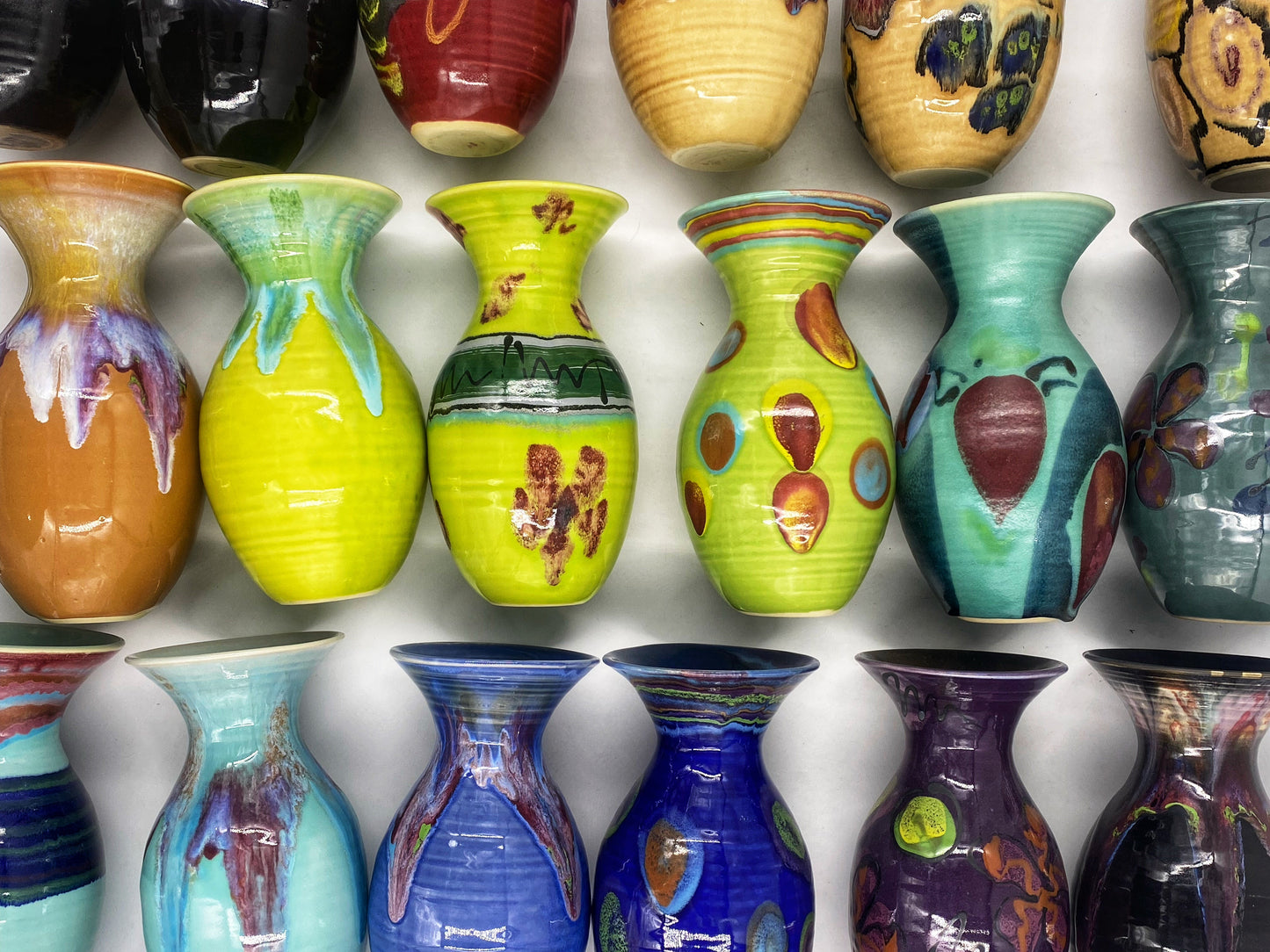 Planet Green Petite Vase - Lasser Ceramics