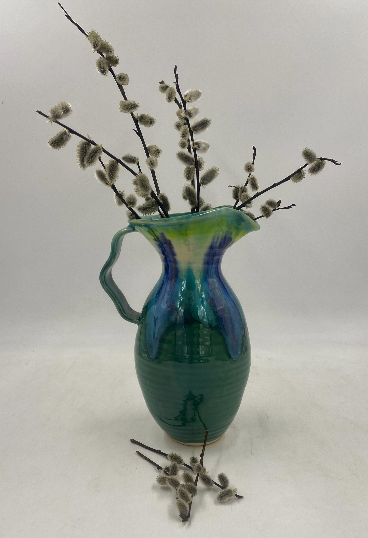 Teal Petite Pitcher