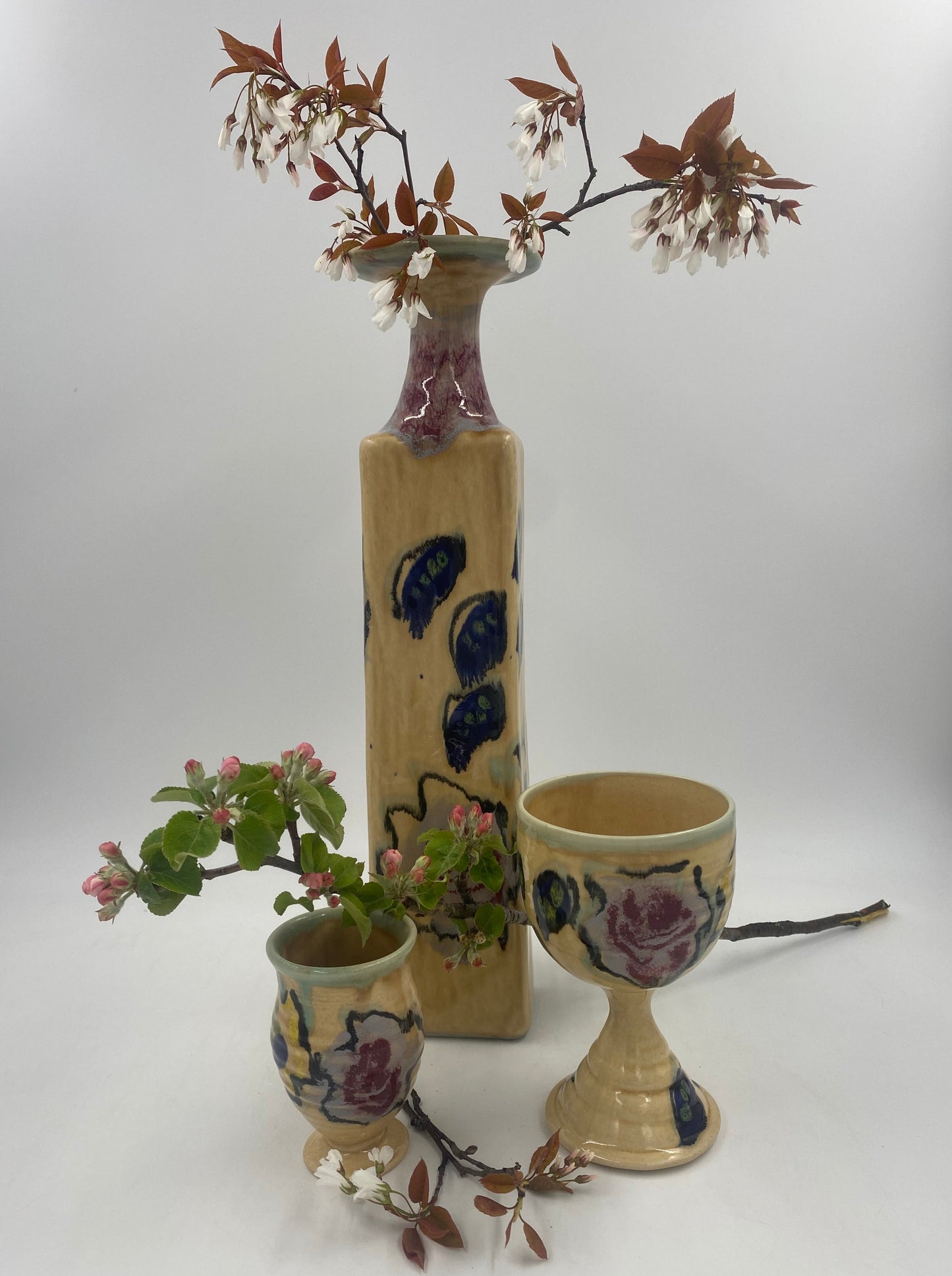 Vermont Rose Demi - Lasser Ceramics