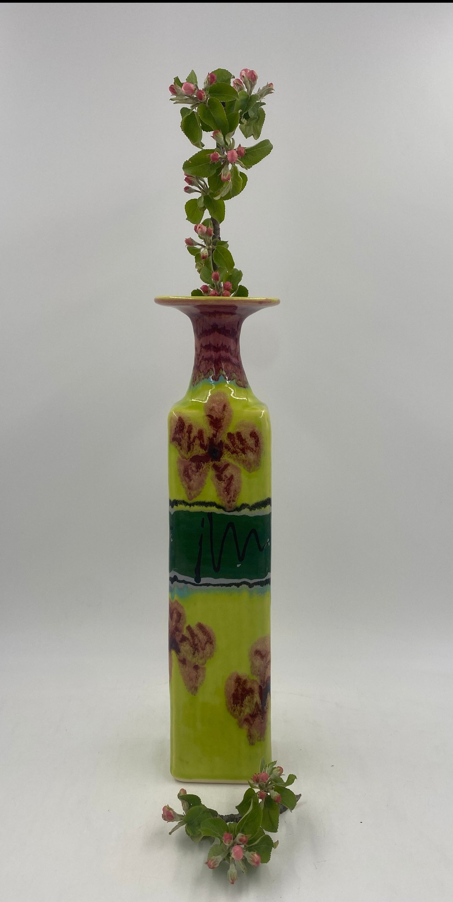 Volcano Square Bottle - Lasser Ceramics