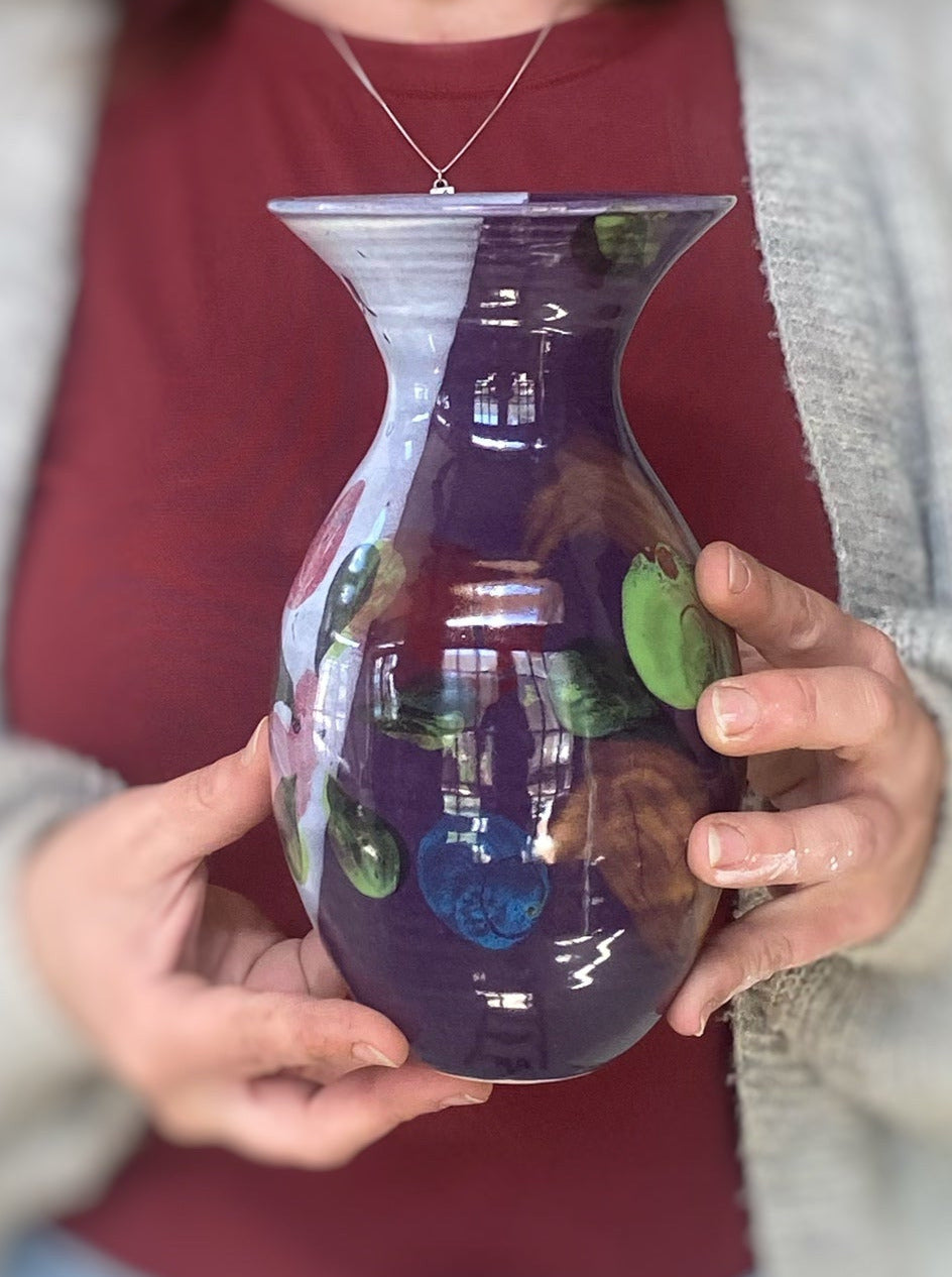 Fifty-Fifty Petite Vase - Lasser Ceramics