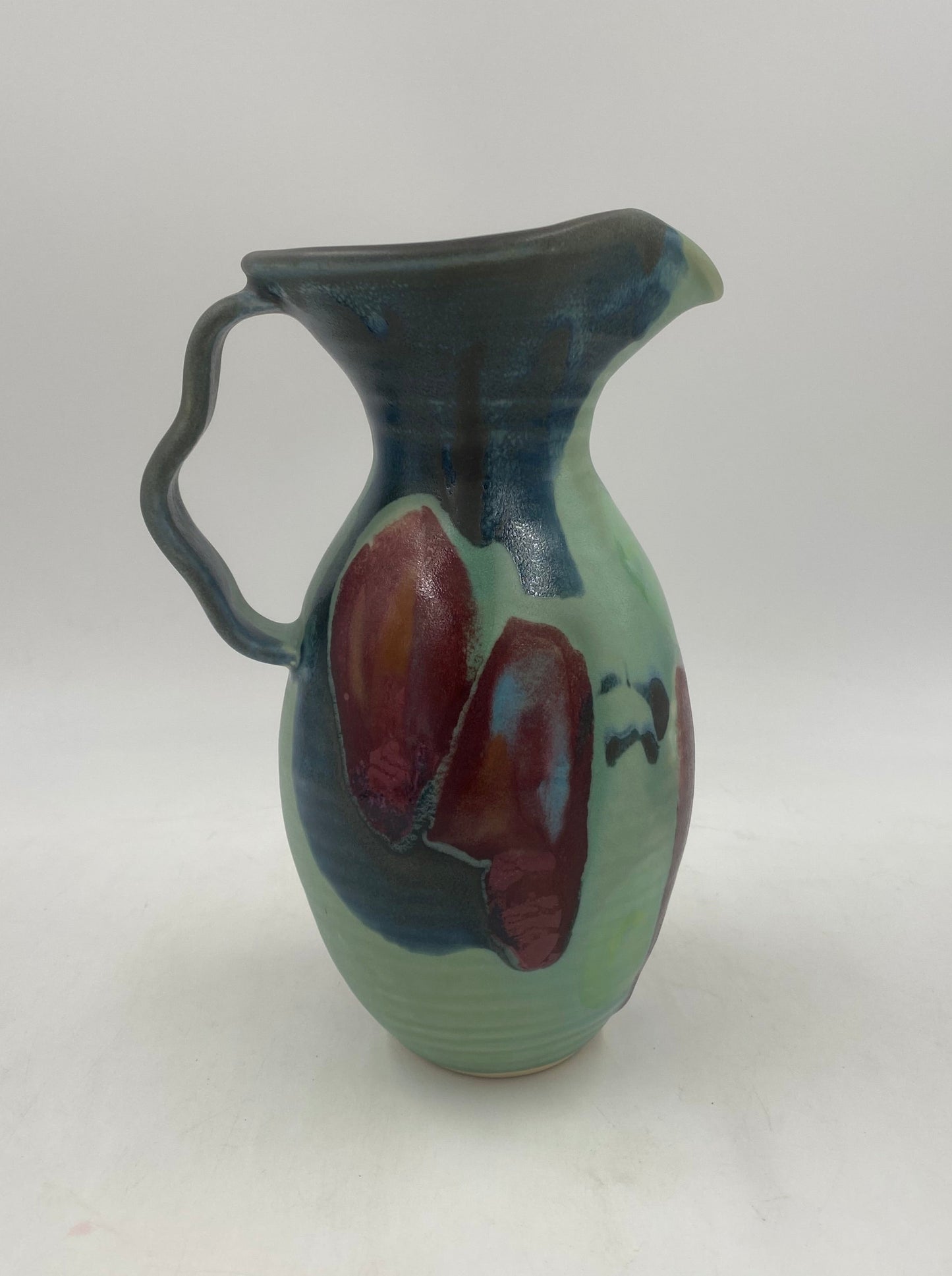 Green Black Petite Pitcher