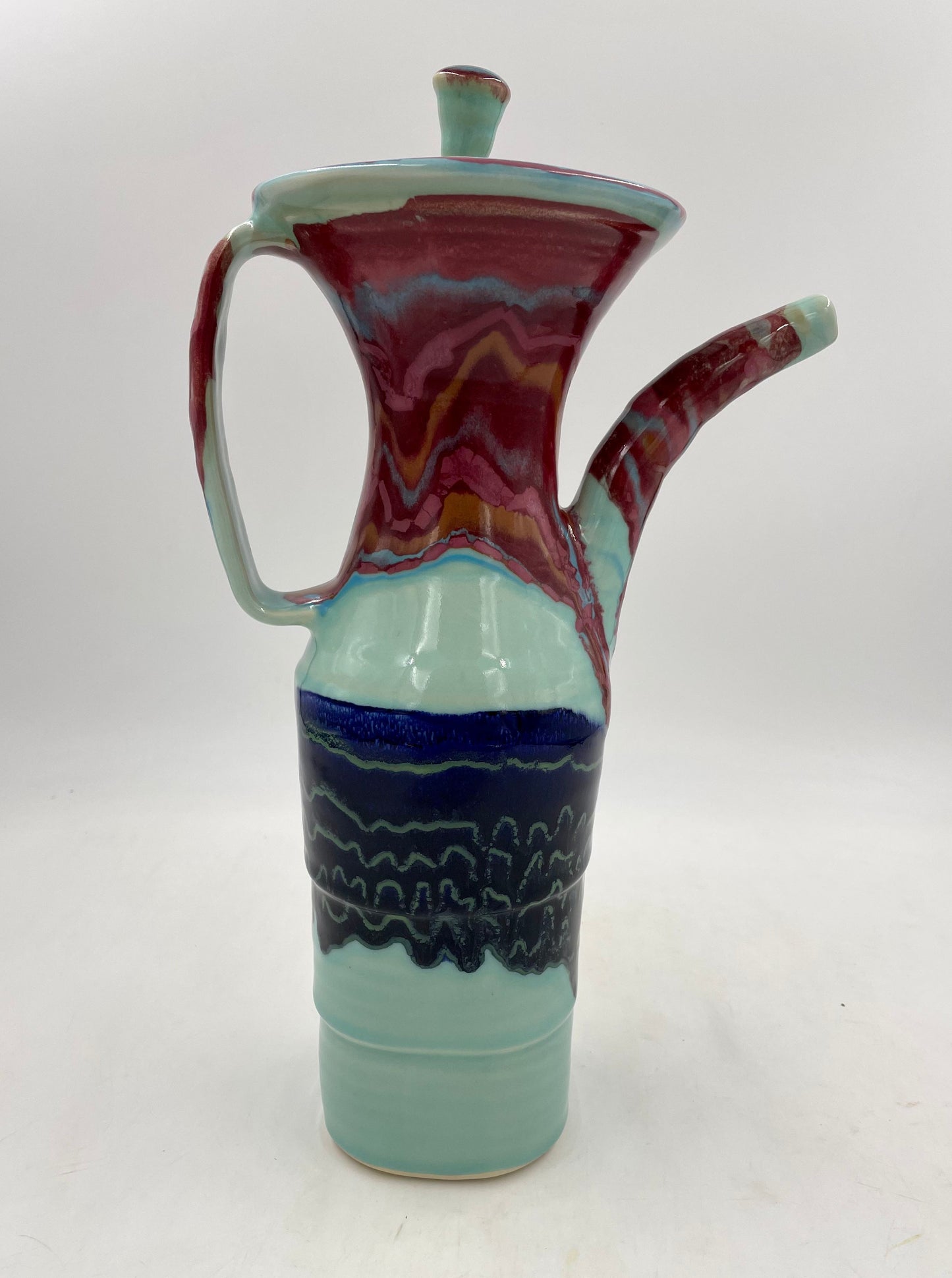 Jaded Teapot - Lasser Ceramics