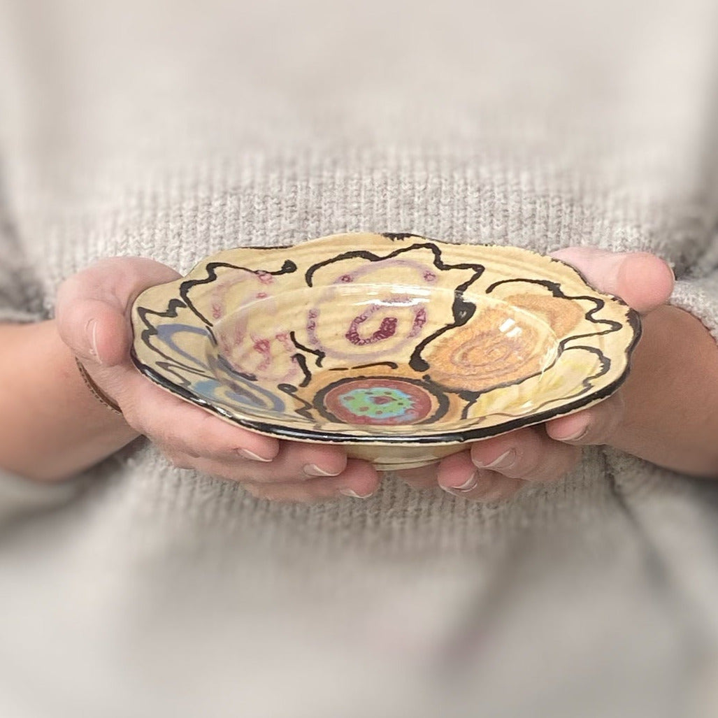 Detroiter Carved Rim Bowl - Lasser Ceramics