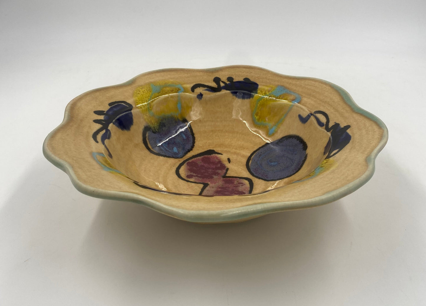 Millenium Carved Rim Bowl - Lasser Ceramics