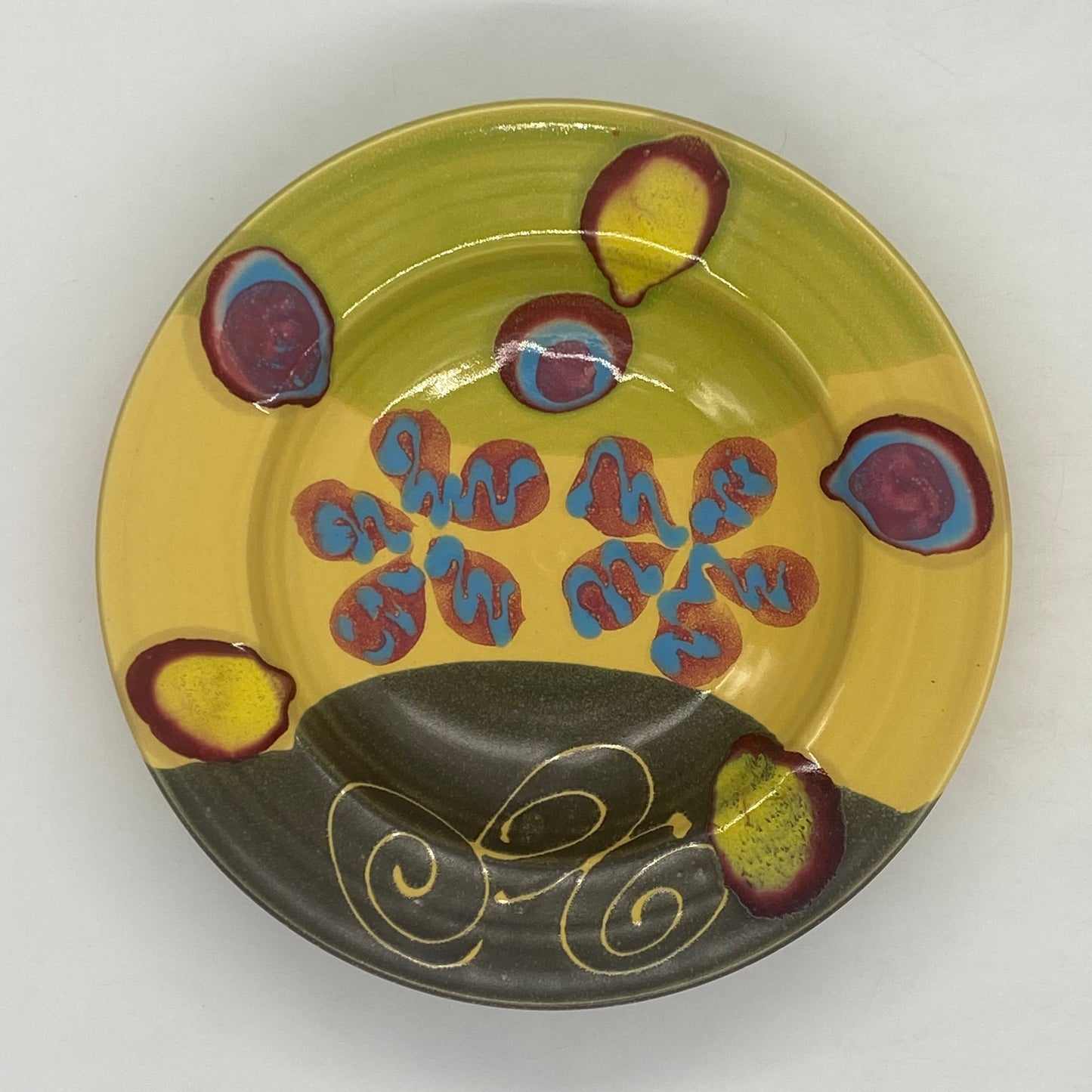 Marigold Poppy Pasta Bowl - Lasser Ceramics