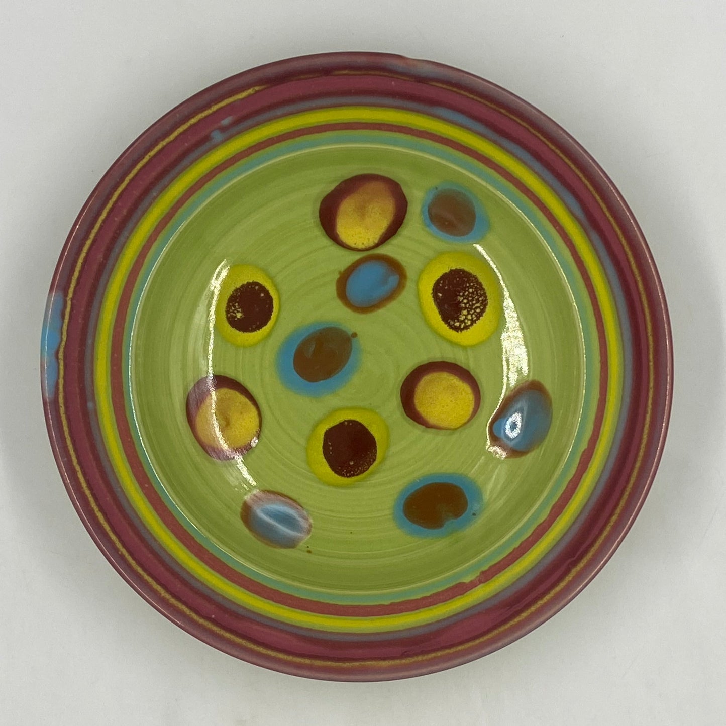 Planet Green Pasta Bowl - Lasser Ceramics