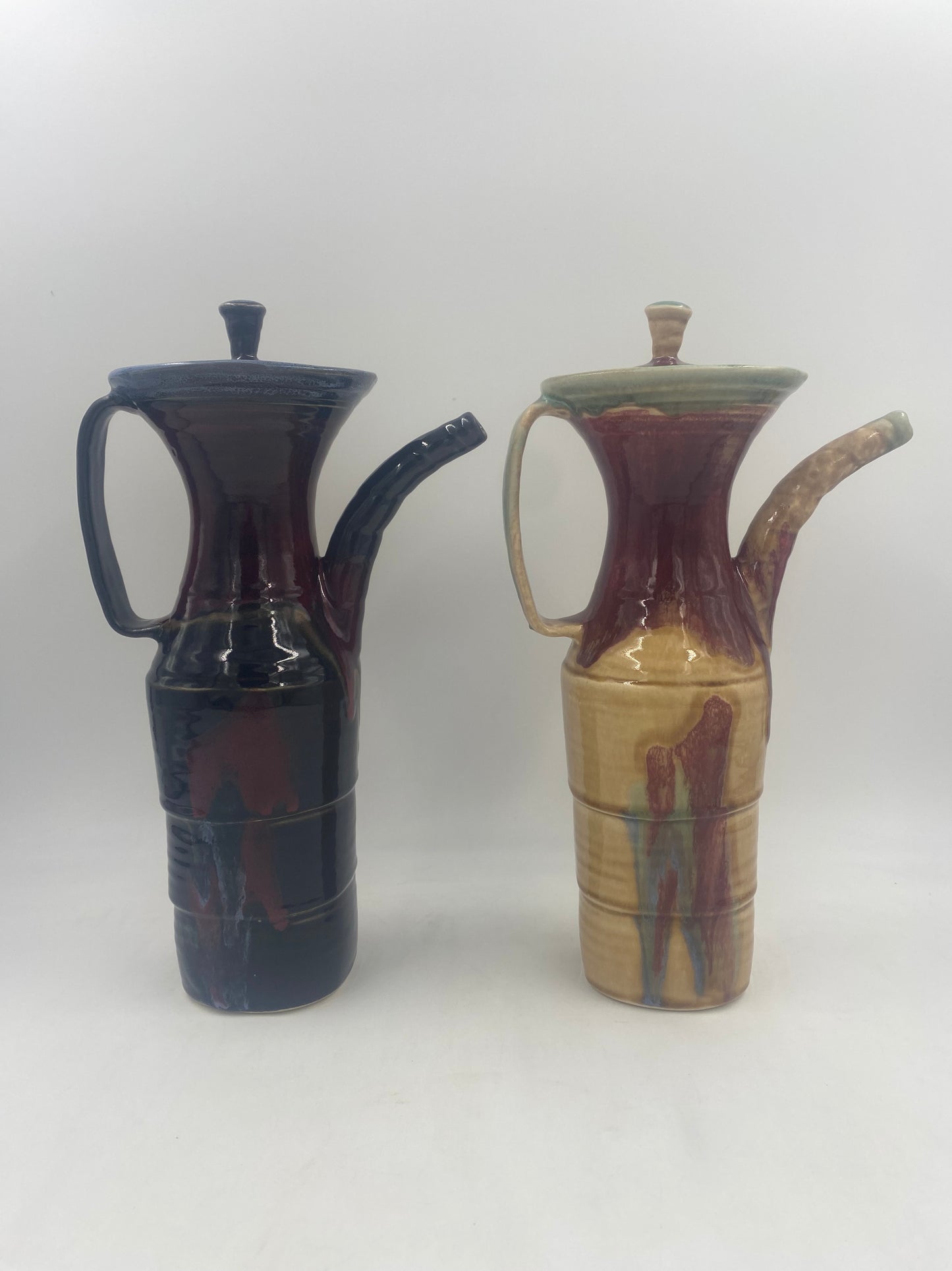 Midnight Tulip Teapot - Lasser Ceramics