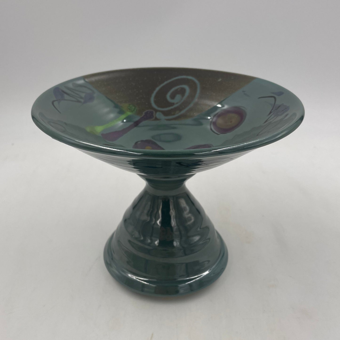 Green Poppy Monkey Bowl