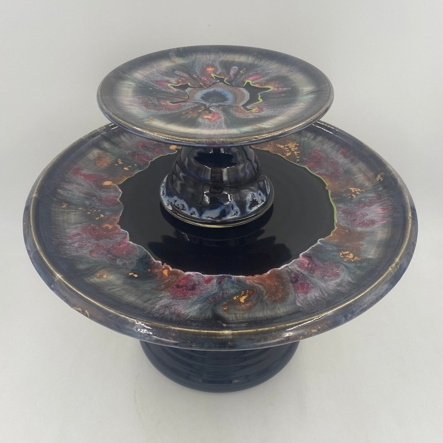 Pearl Cake Plates - Lasser Ceramics