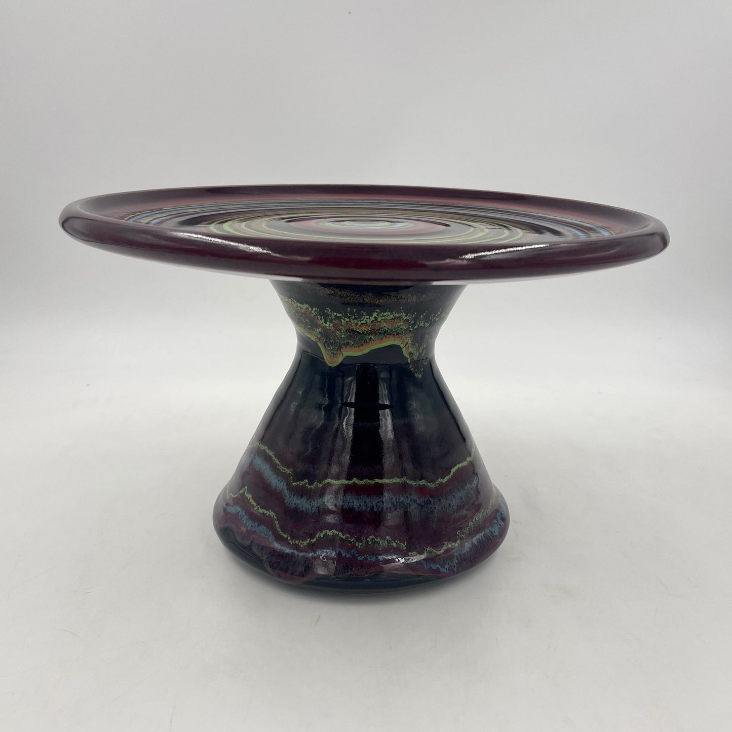 Spanish Night Cake Plates - Lasser Ceramics