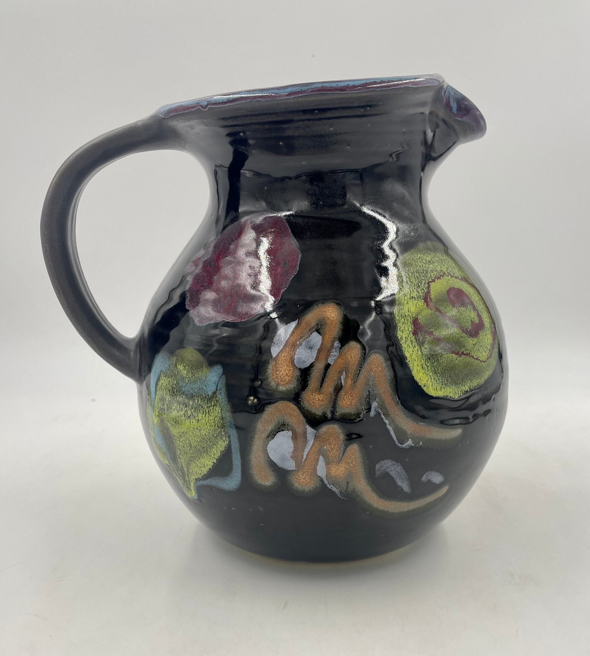 Black Out Pitcher - Lasser Ceramics