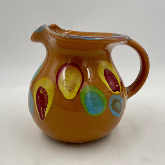 Saturn Orange Pitcher - Lasser Ceramics