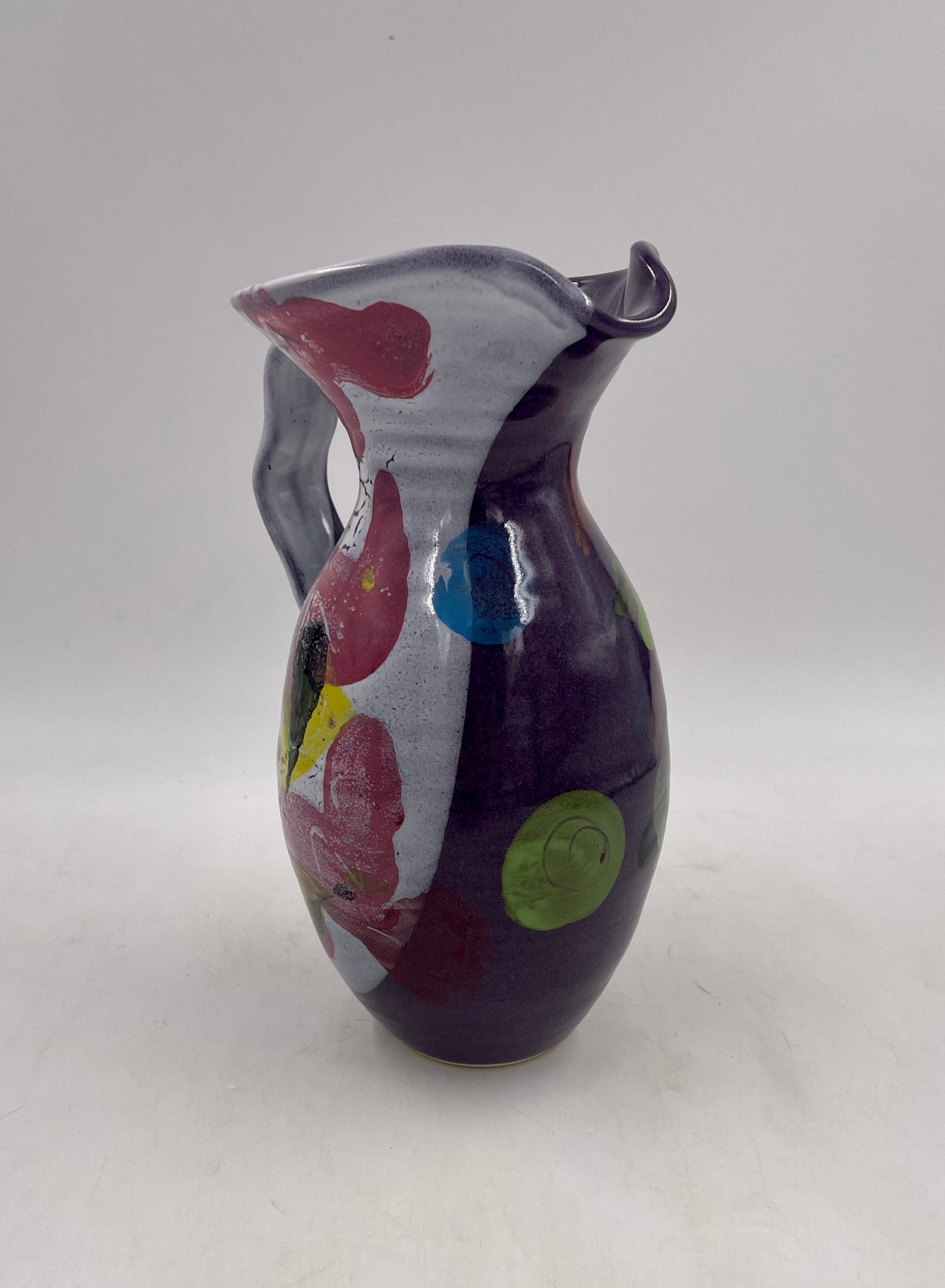 Fifty-Fifty Petite Pitcher - Lasser Ceramics