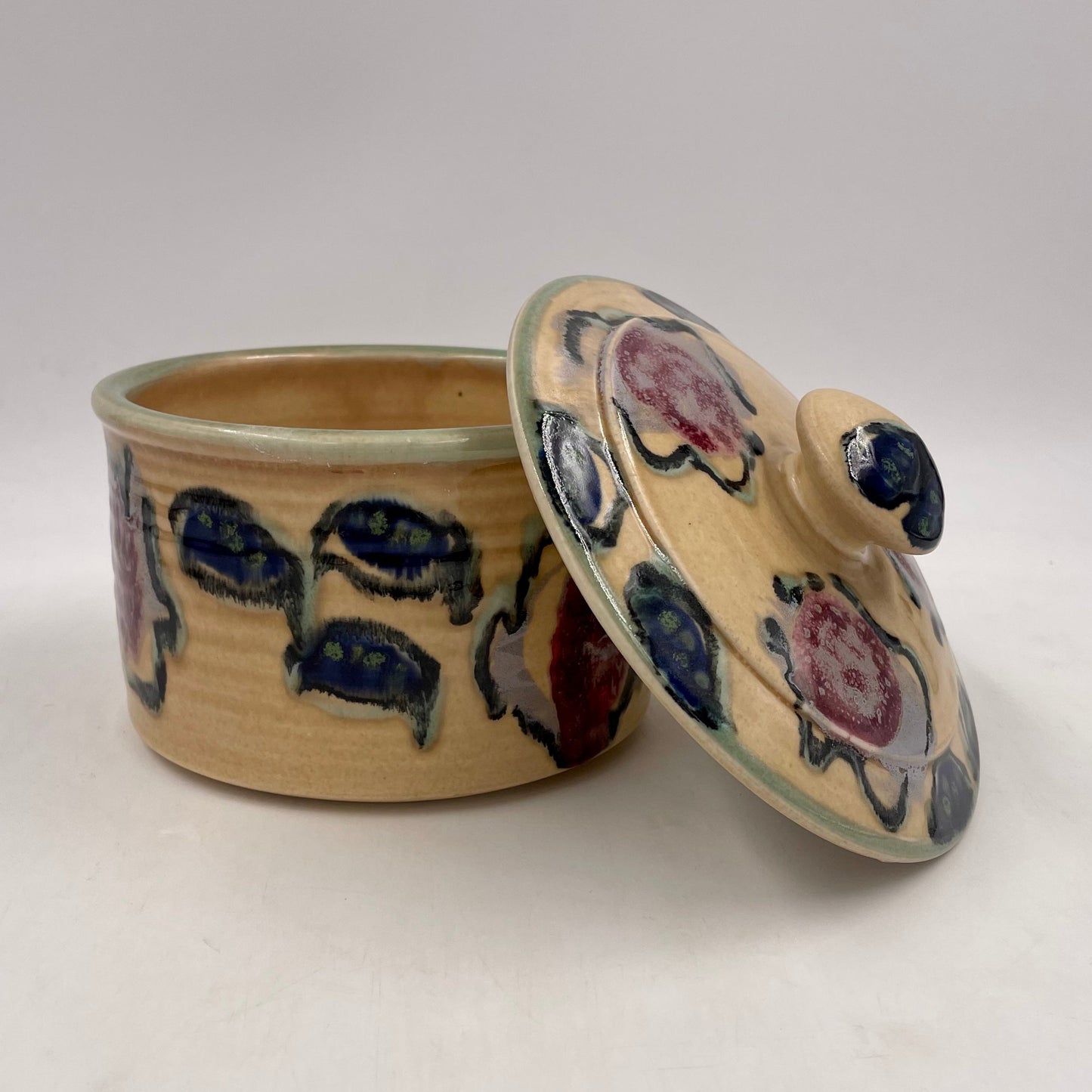 Vermont Rose Cannister - Lasser Ceramics