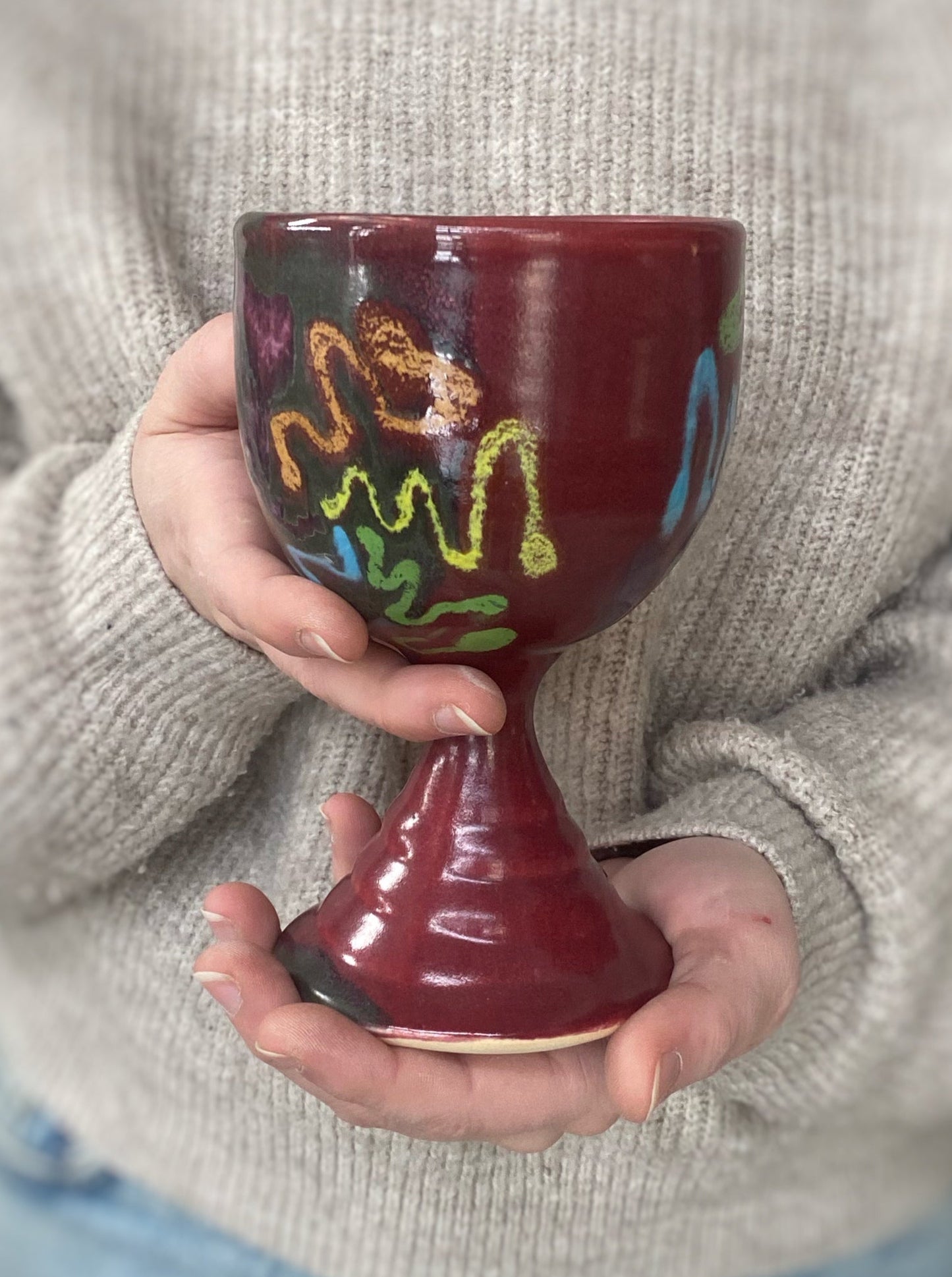 Red Craze Place Setting - Lasser Ceramics