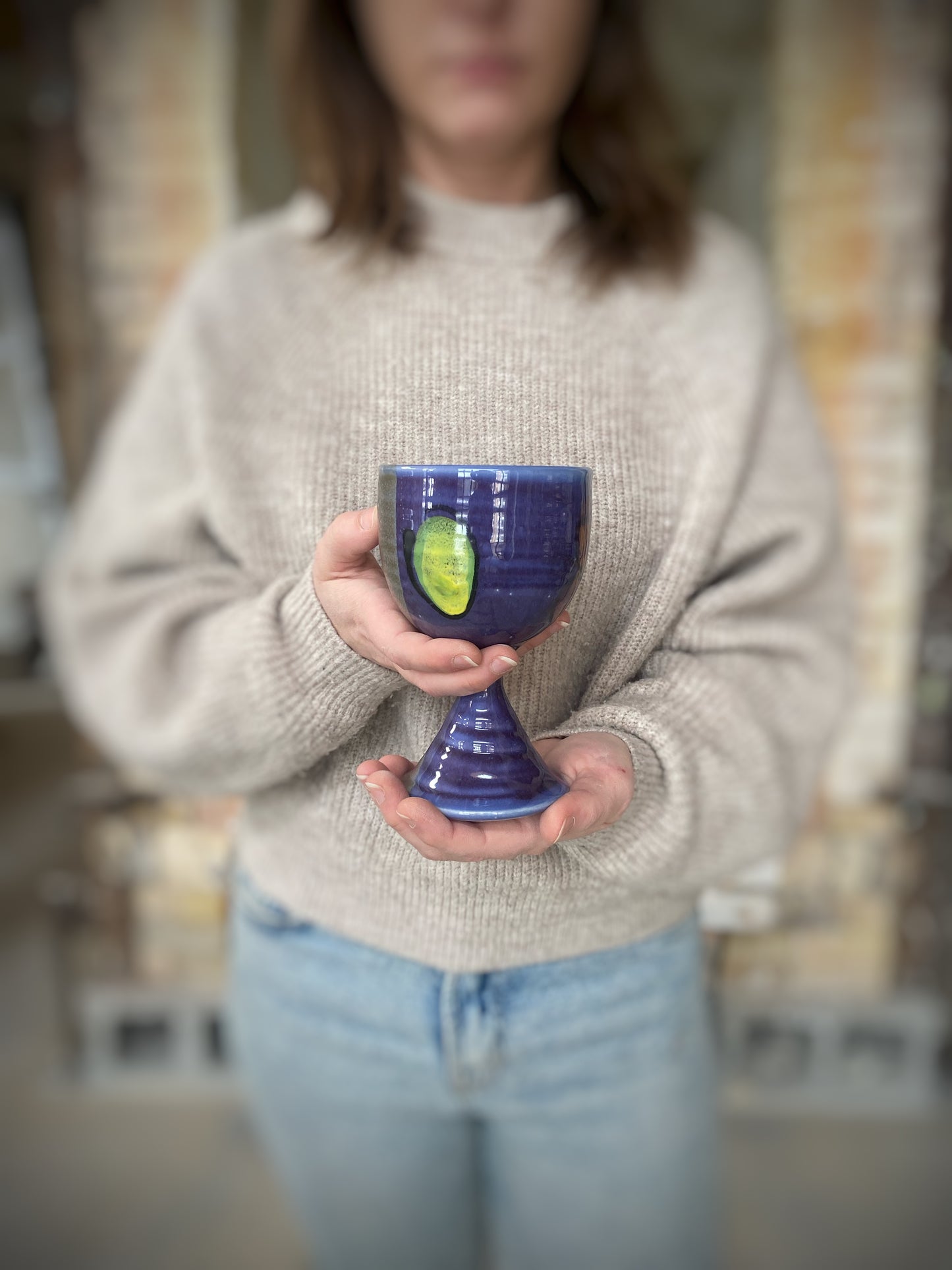 Purple Poppy Place Setting - Lasser Ceramics