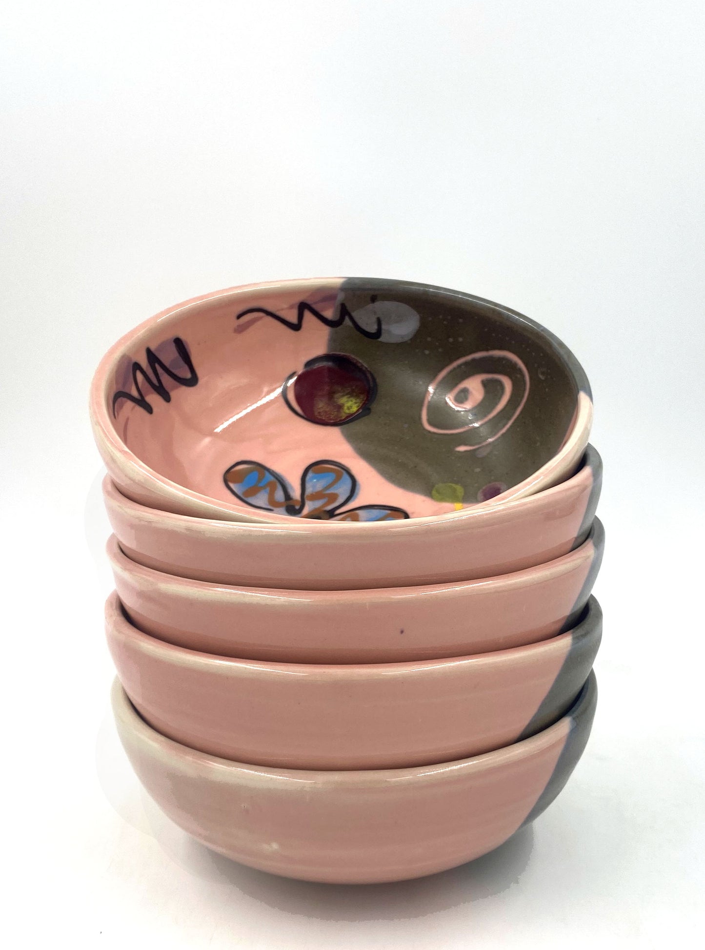 Pink Poppy Baby Bowl