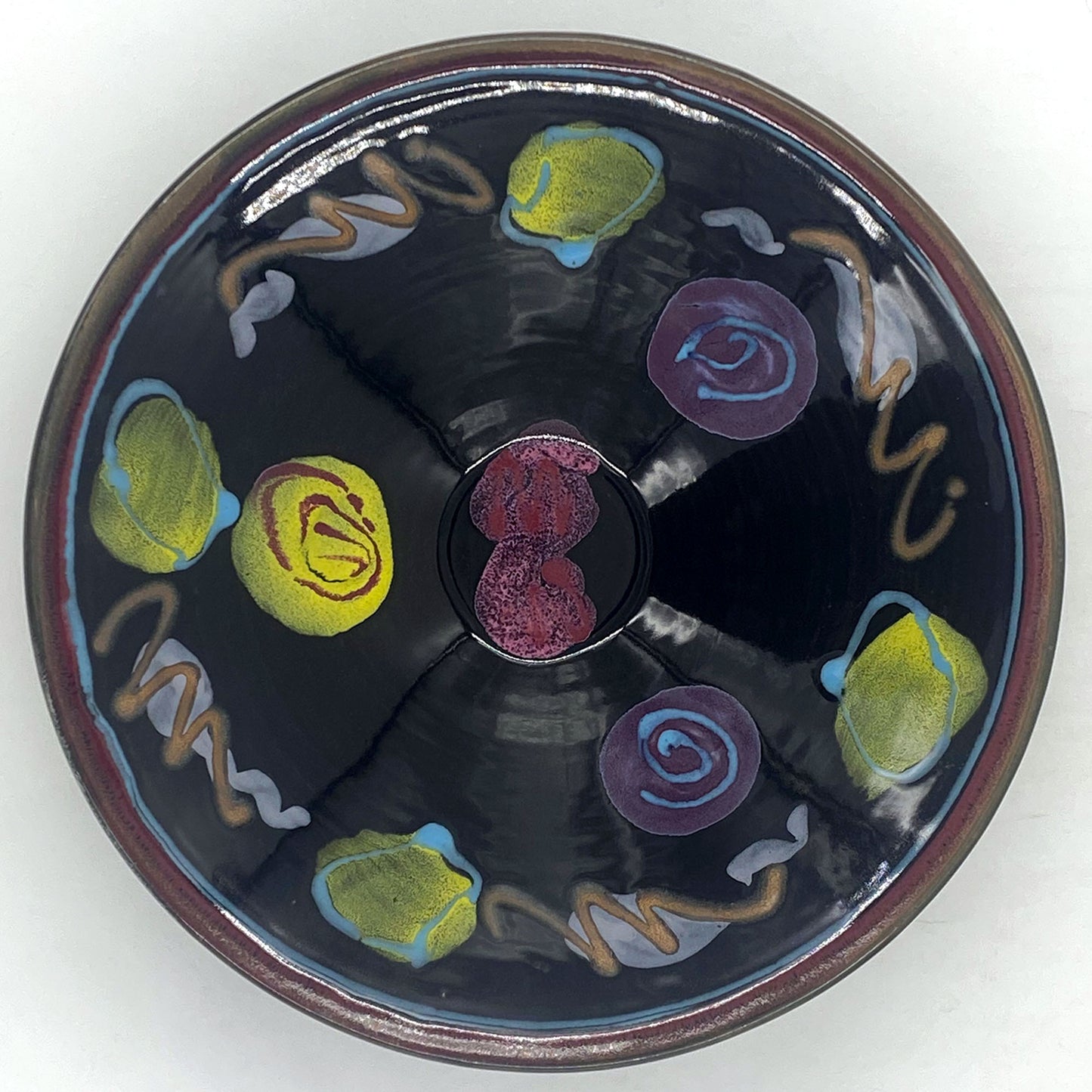 Black Out Conical Bowl - Lasser Ceramics