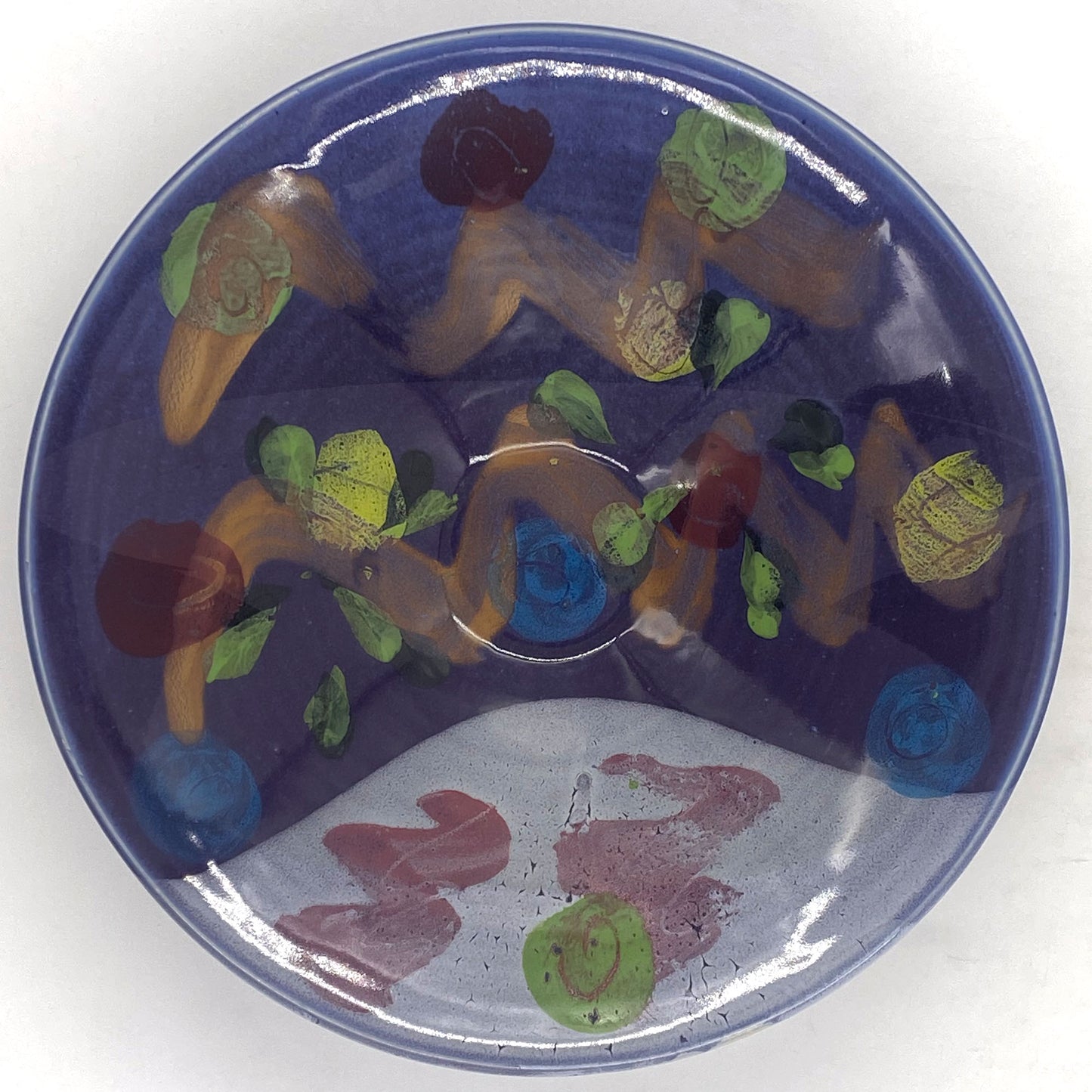 Fifty-Fifty Conical Bowl - Lasser Ceramics