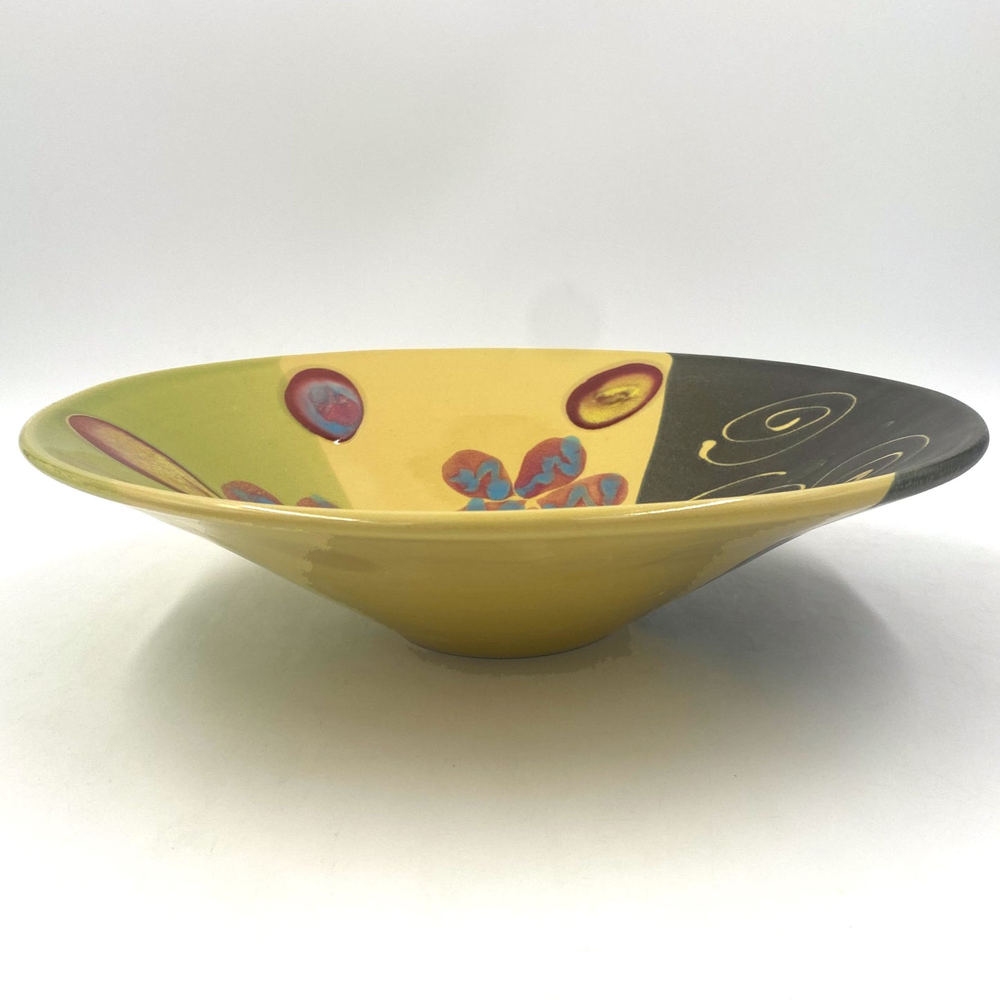 Marigold Poppy Conical Bowl