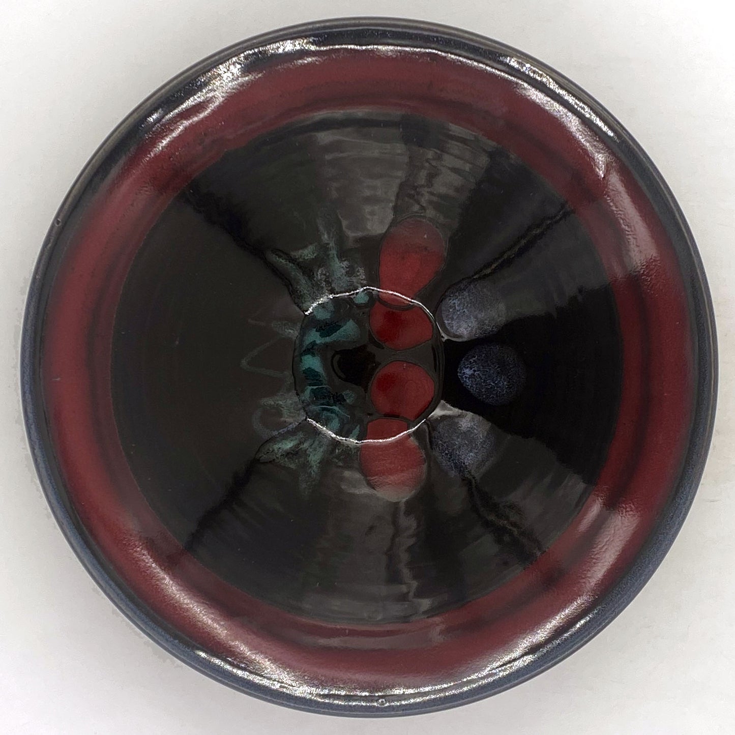 Midnight Tulip Conical Bowl - Lasser Ceramics