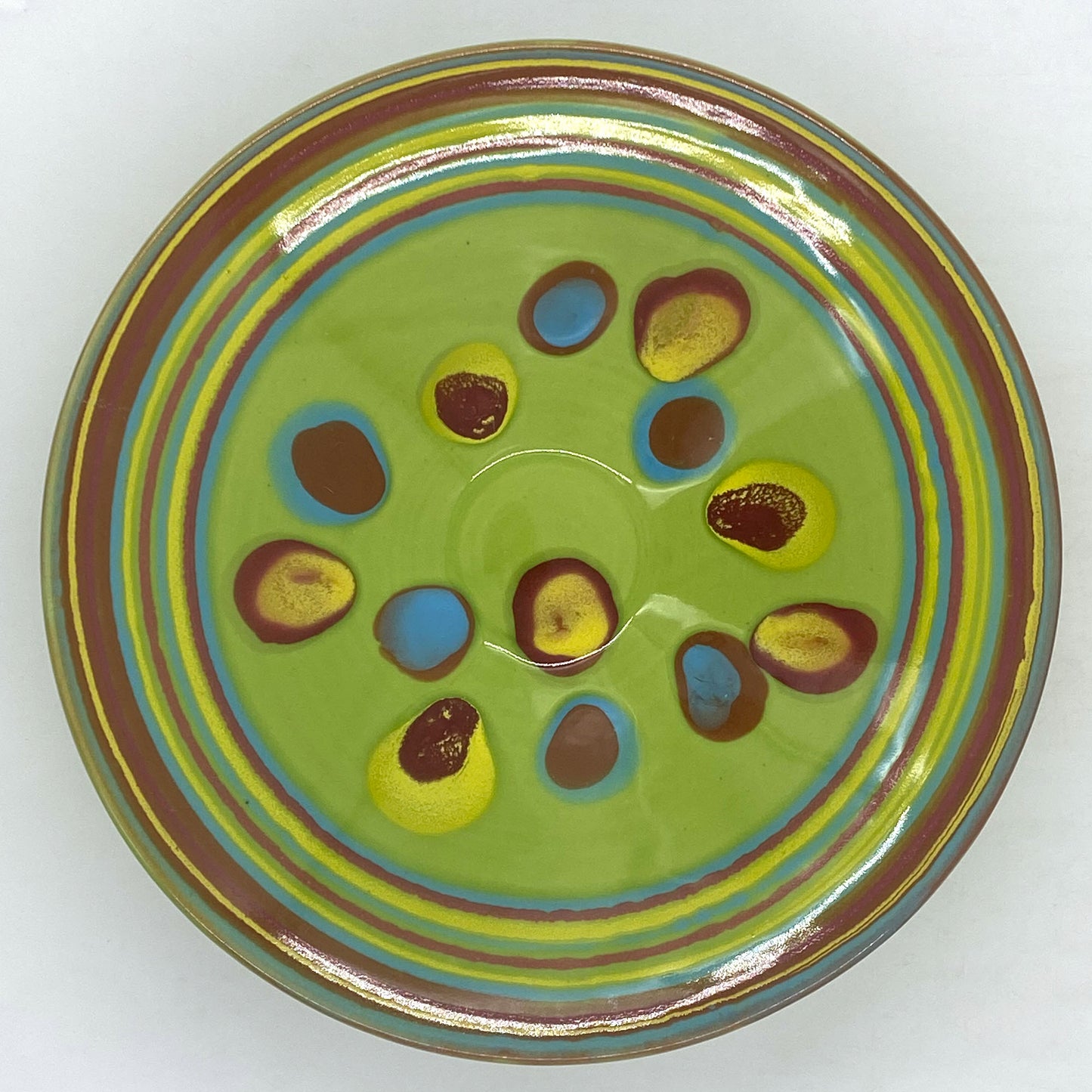 Planet Green Conical Bowl - Lasser Ceramics
