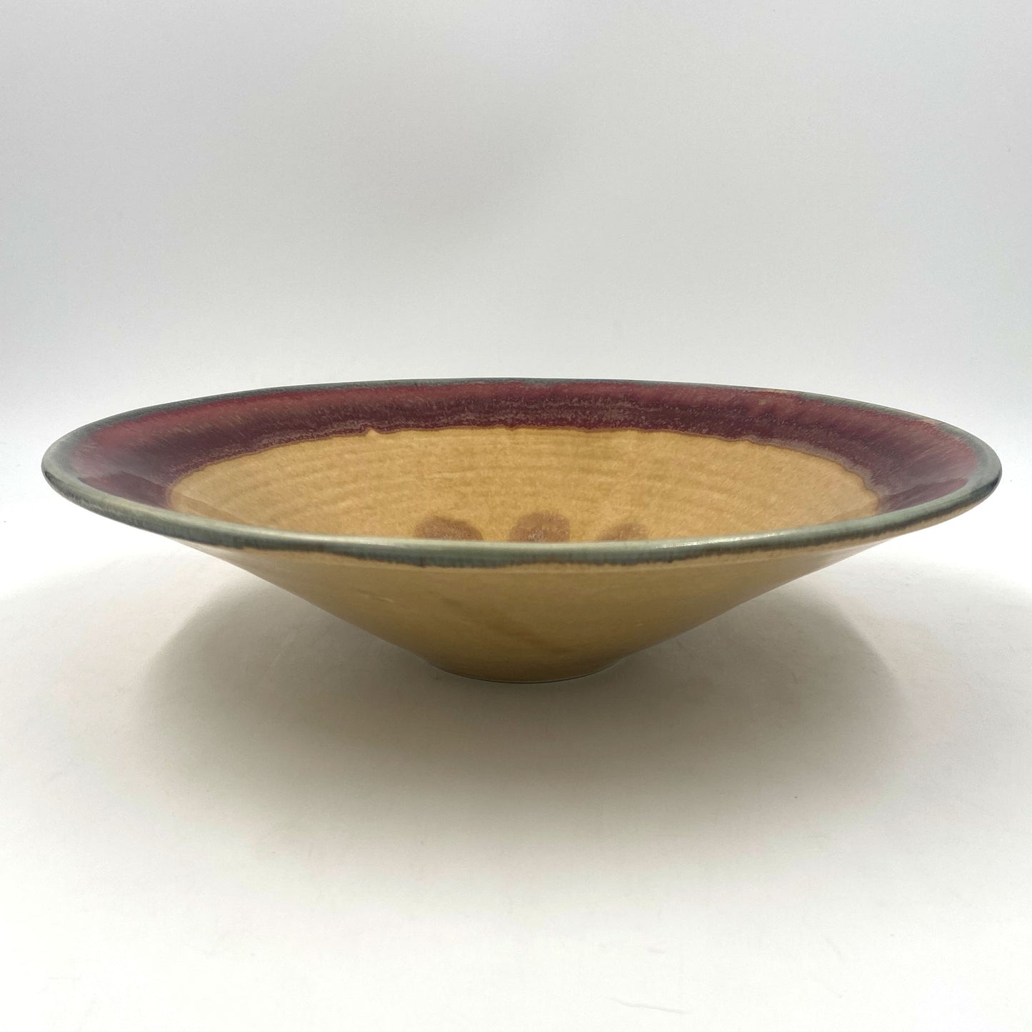 Red Tulip Conical Bowl