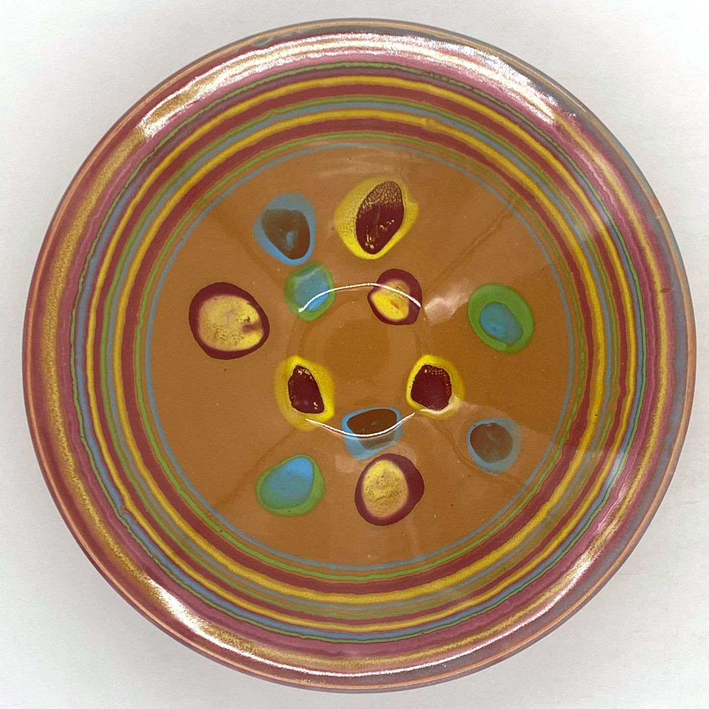 Saturn Orange Conical Bowl - Lasser Ceramics