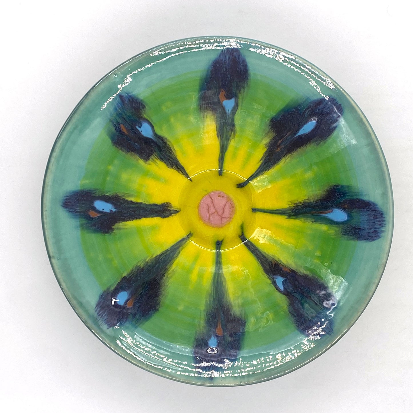 Teal Conical Bowl - Lasser Ceramics