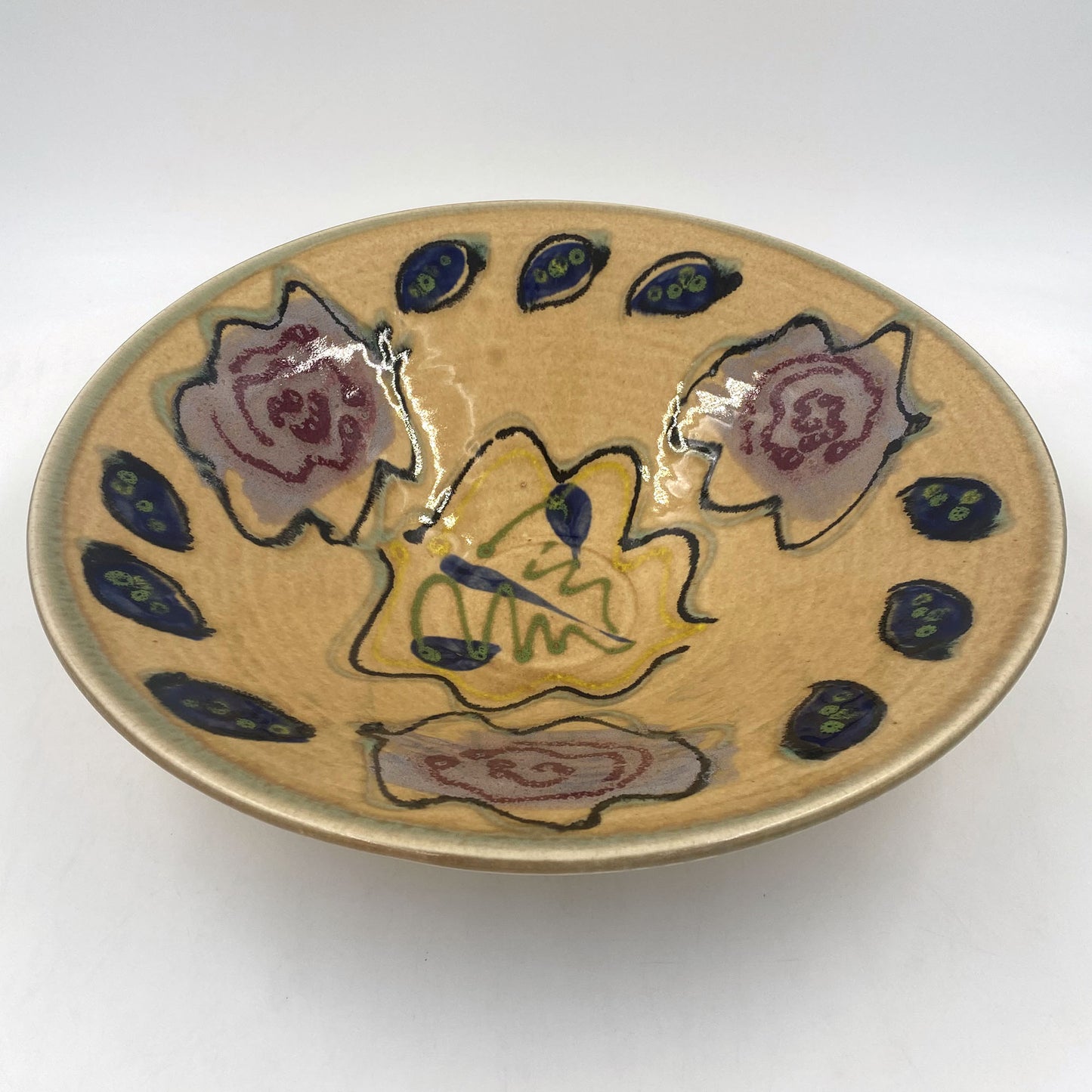 Vermont Rose Conical Bowl - Lasser Ceramics