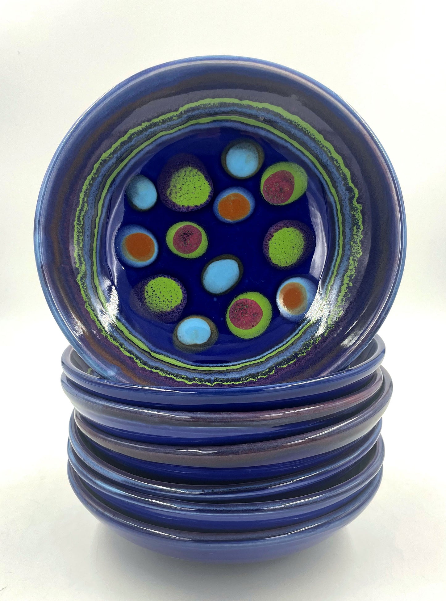 Galaxy Blue Dinner Bowl