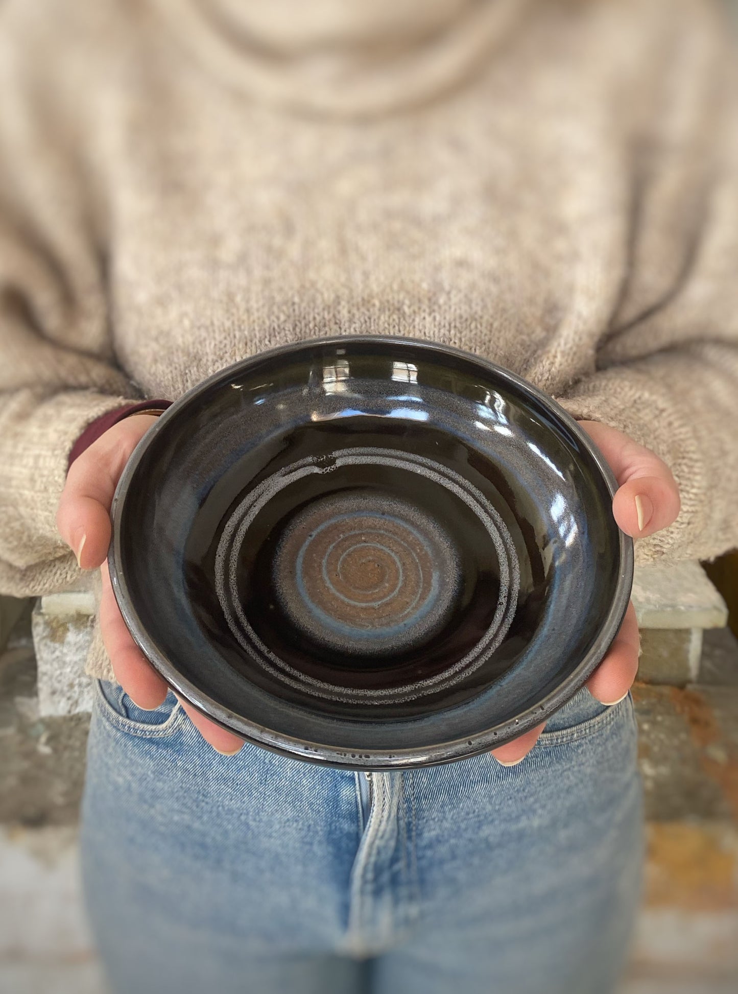 Tiger Stripe Dinner Bowl